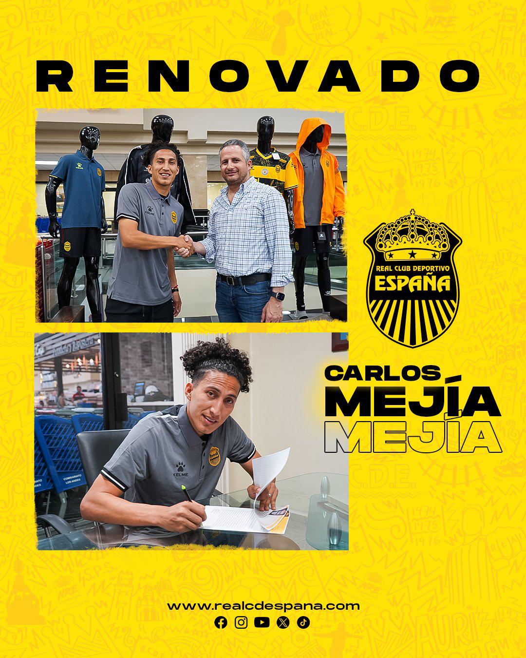 Oficial: Real España confirma la renovación de futbolista de cara al inicio del torneo Apertura de la Liga Nacional