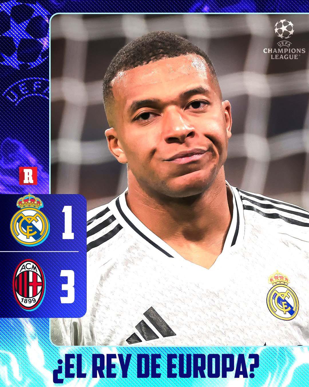 Los memes trituran al Real Madrid tras perder ante Milan: ¡Vinicius y Mbappé, las víctimas!