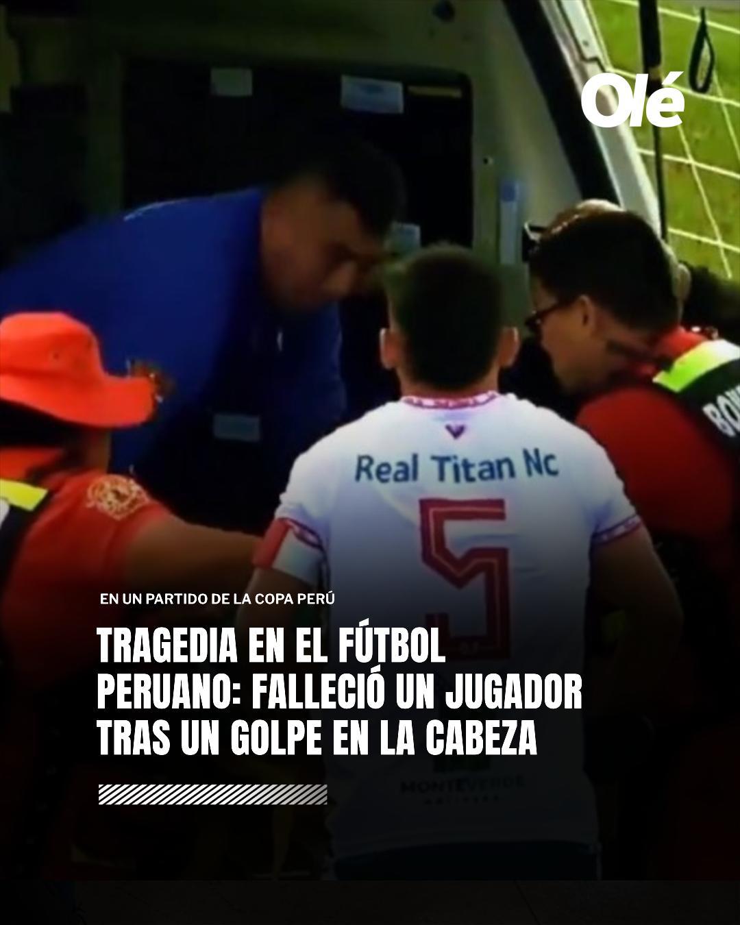 Consternación: Muere jugador tras recibir brutal golpe en la cabeza en el fútbol de Perú