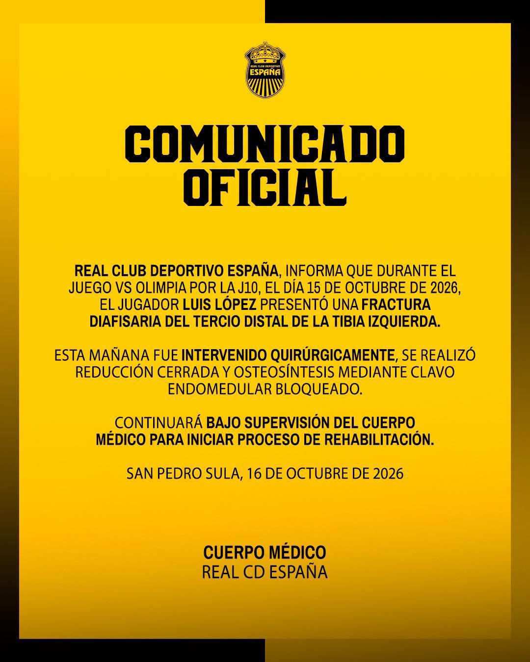Lesiones terribles: se pierden lo que resta del Apertura 2026 de Liga Nacional