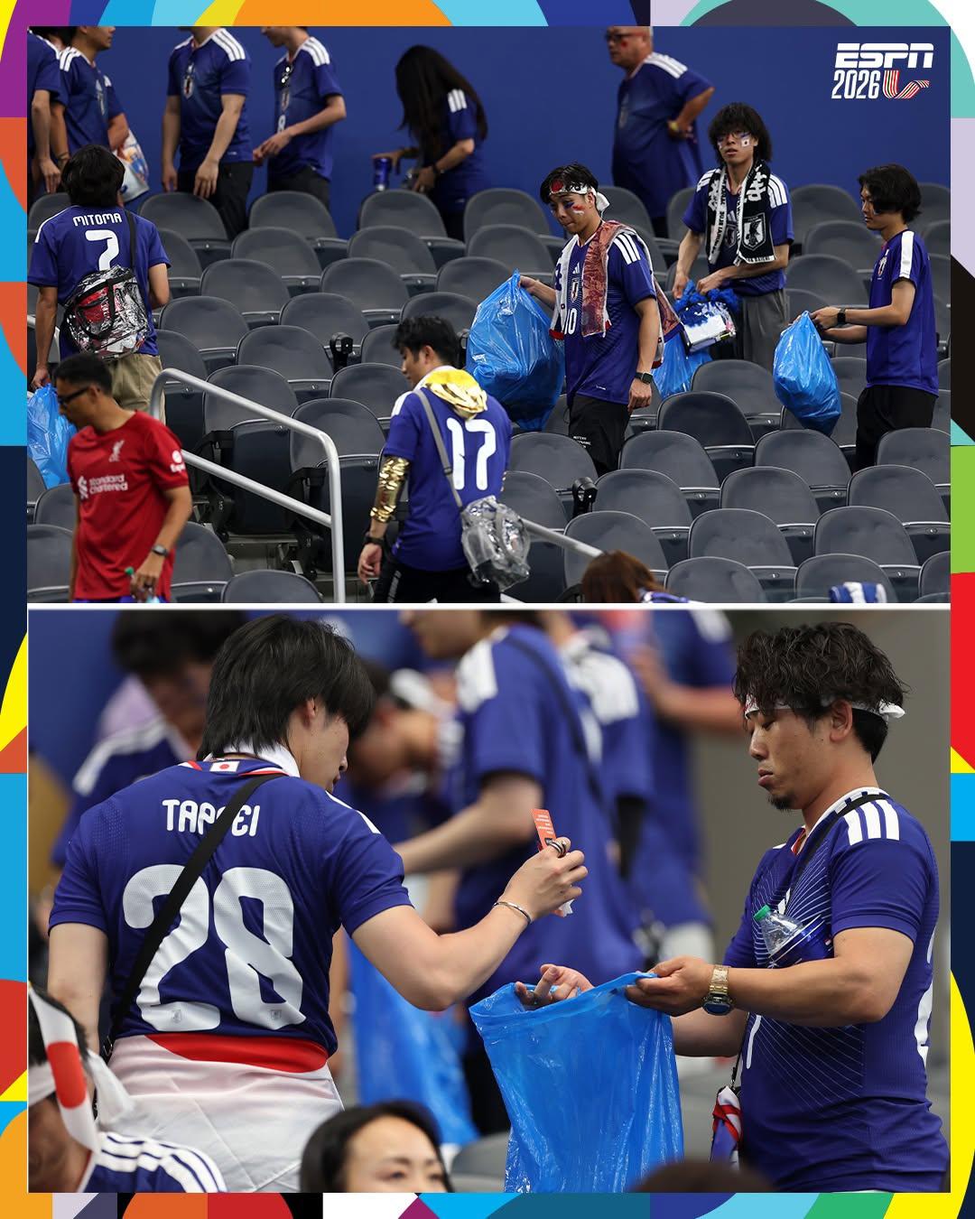 Los fans de Japón lo volvieron a hacer en un Mundial y fueron sorprendidos