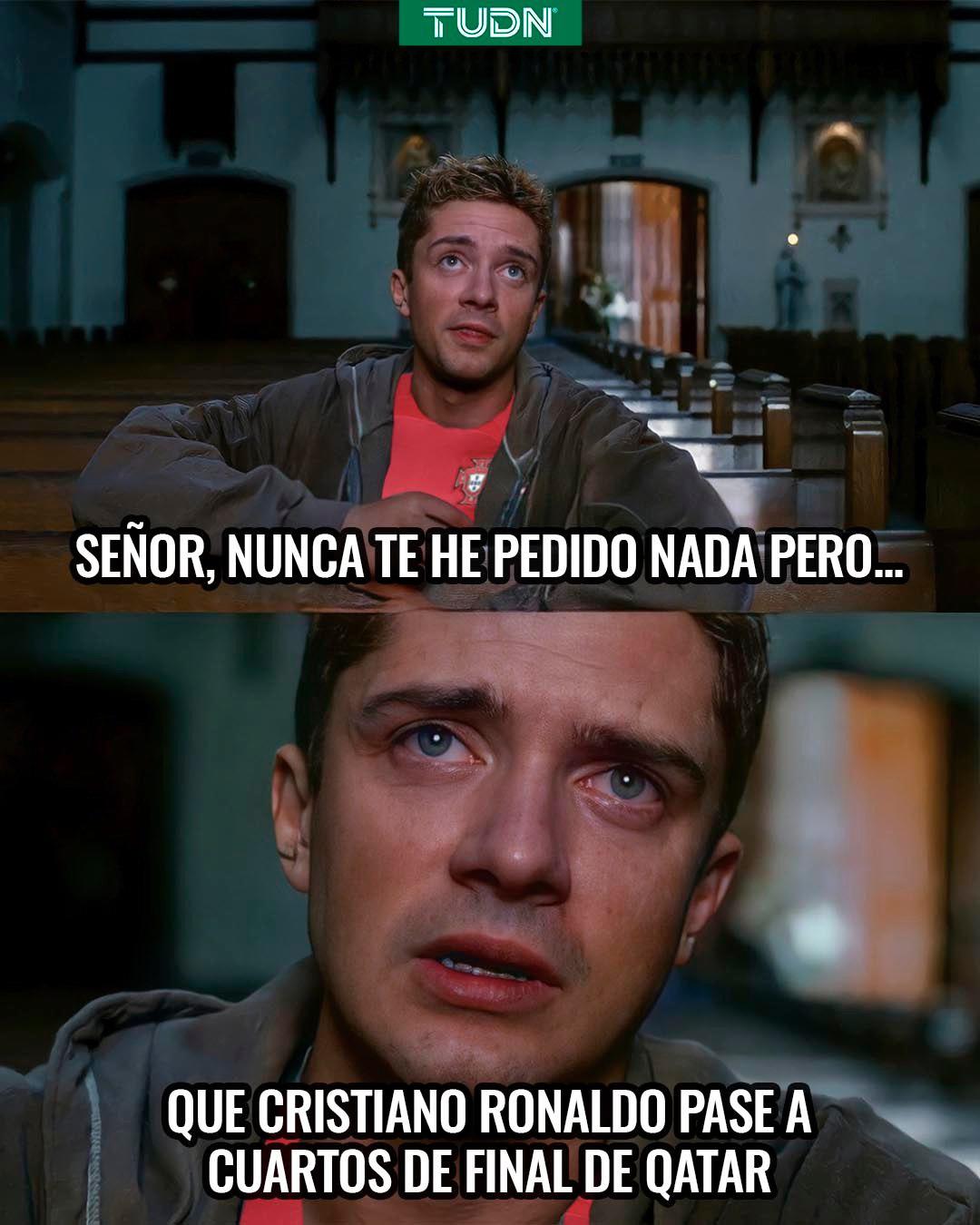 Cristiano Ronaldo es víctima de los memes por ser suplente y no meter gol en la paliza de Portugal a Suiza en el Mundial