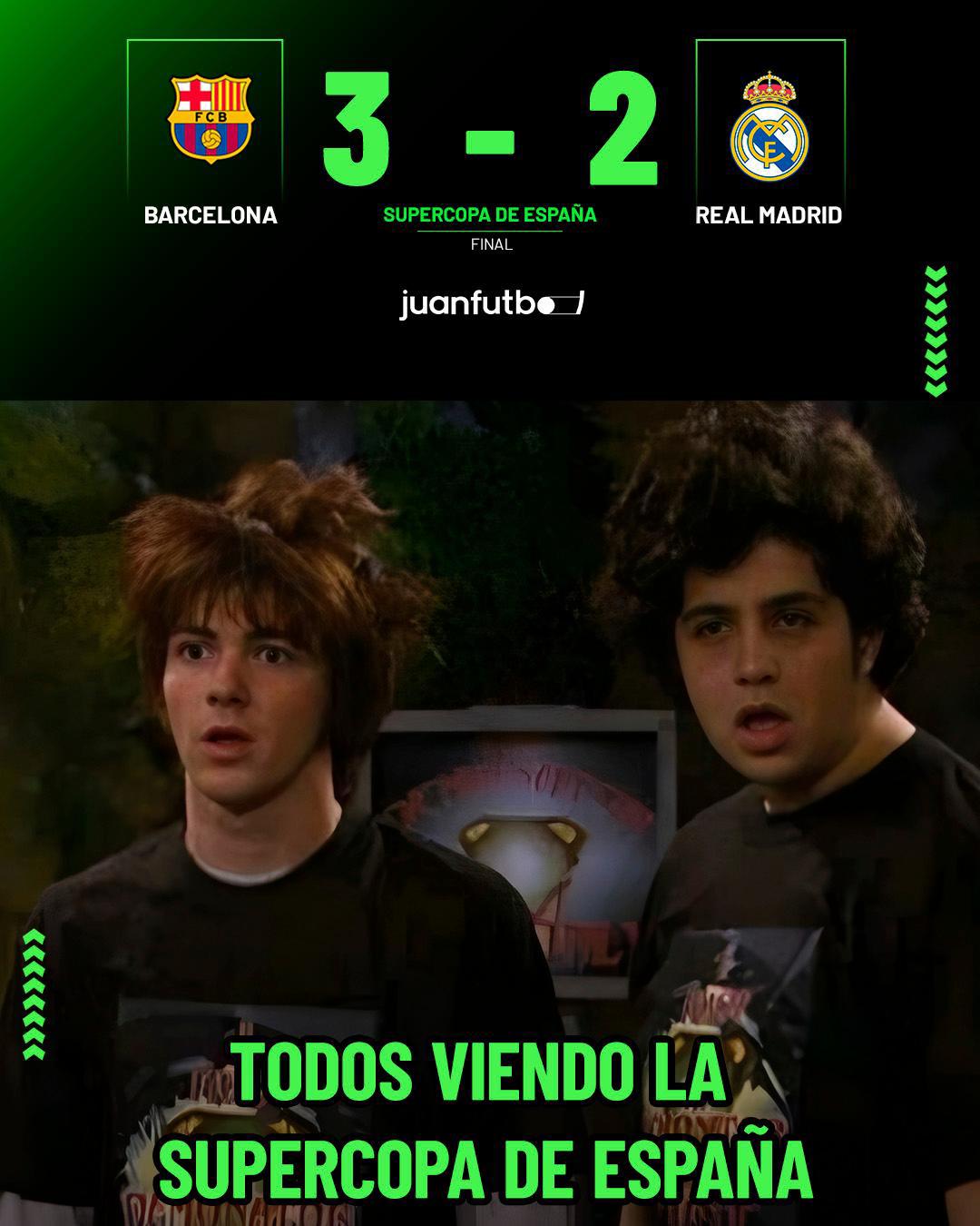 Raphinha destroza al Real Madrid: los memes que dejó la final de la Supercopa española