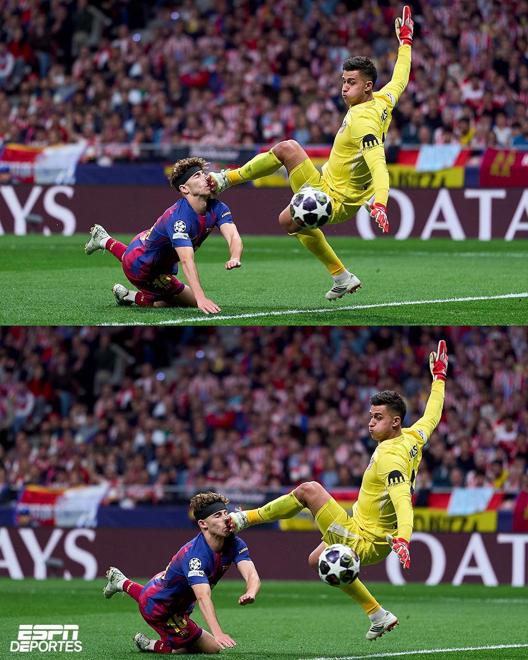 El señalado de la eliminación del Barcelona, así quedó el rostro de Fermín López y la tristeza por otro año sin Champions League