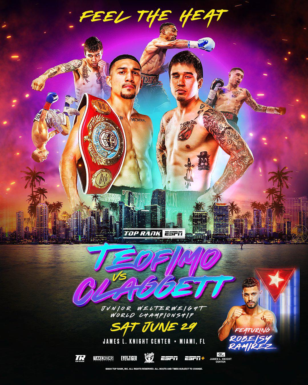 Teófimo López defenderá su título superligero ante el canadiense Steve Claggett ¿Cuándo será la pelea?