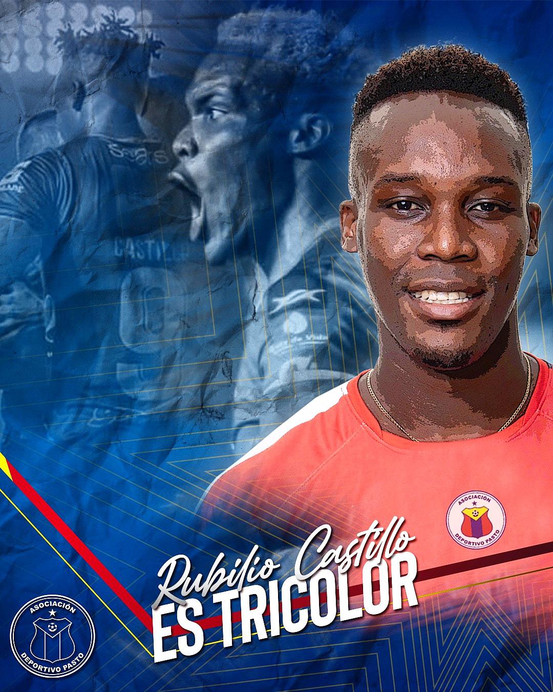 Oficial: Rubilio Castillo es presentado como nuevo jugador del Deportivo Pasto de Colombia