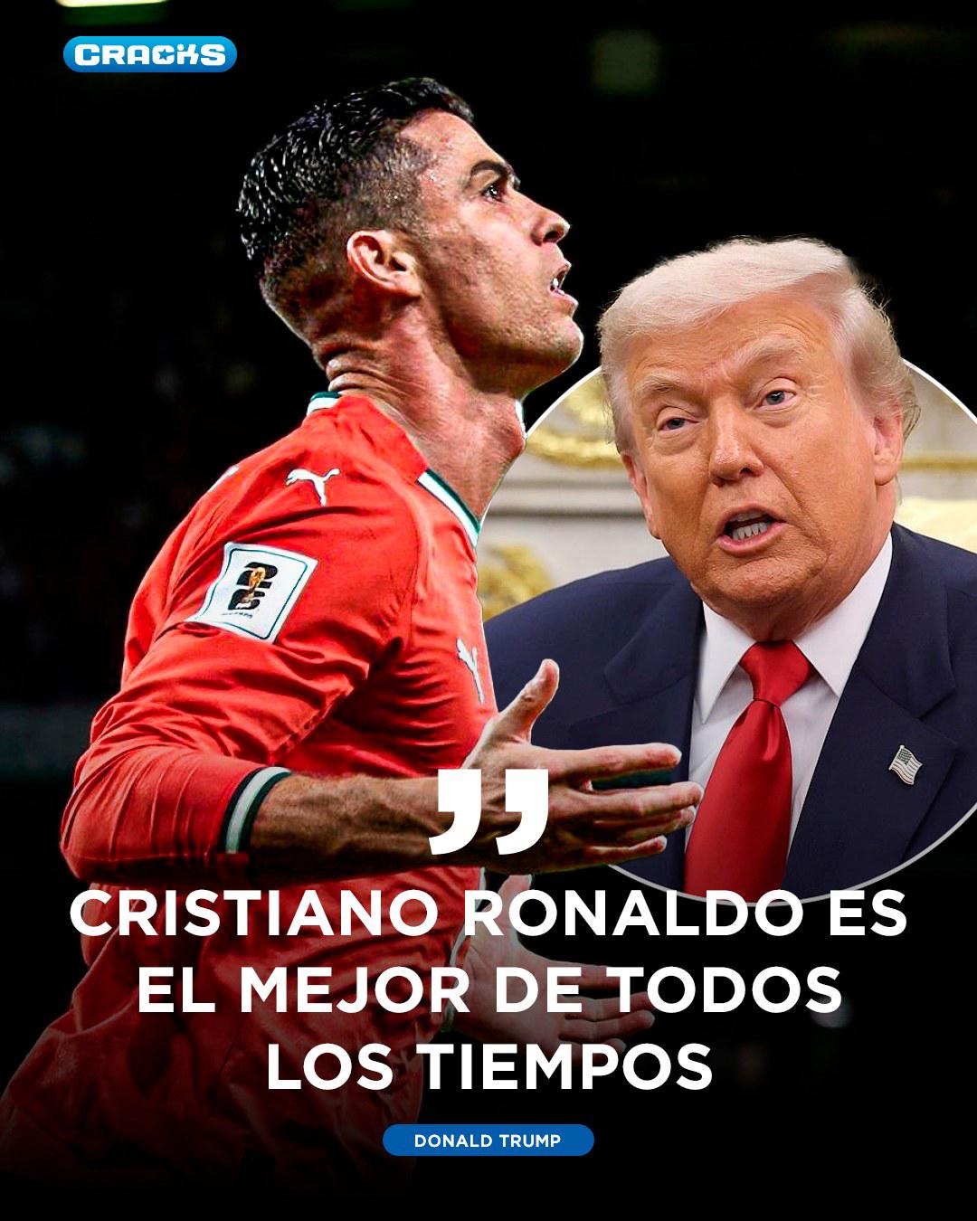 Donald Trump le dice en la cara a Cristiano Ronaldo quién es el mejor de la historia y el motivo de la cena en la Casa Blanca