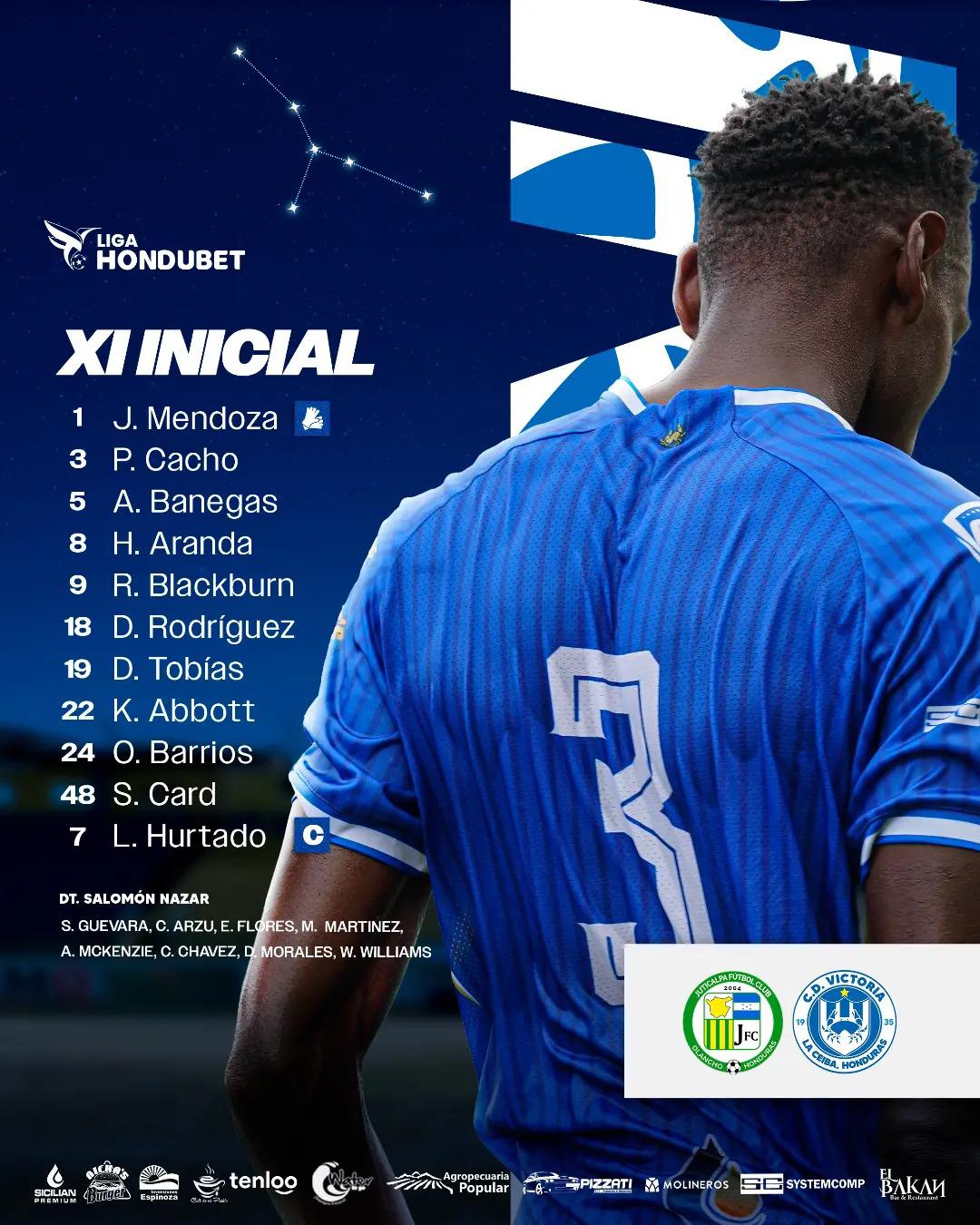 Juticalpa venció al Victoria con un golazo de Óscar Salas y es sublíder del torneo Apertura 2024 de la Liga Nacional