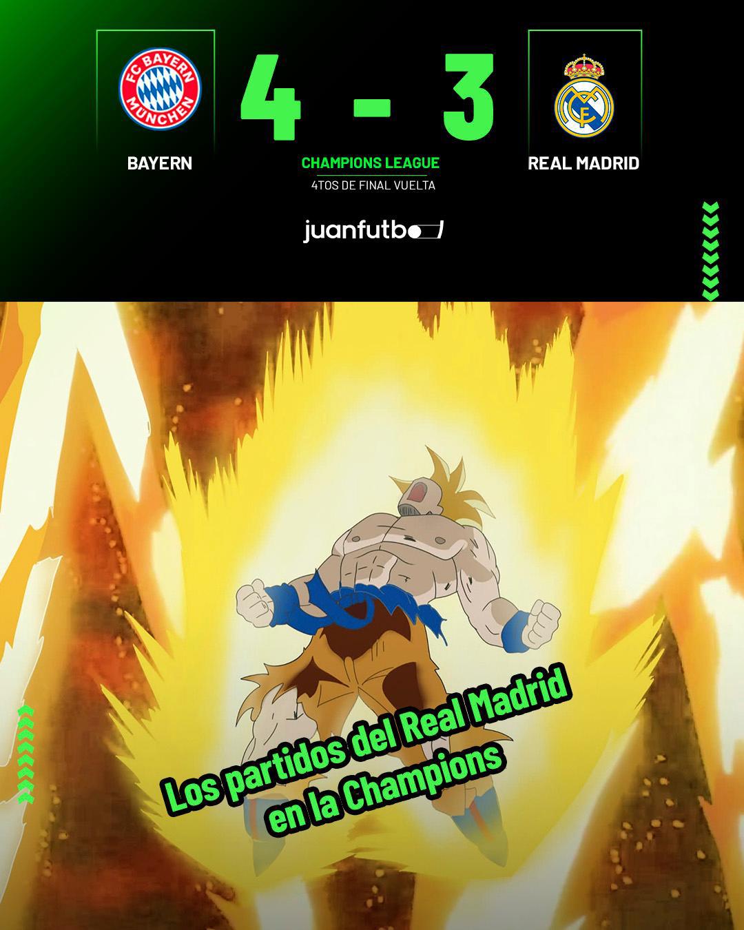 Burlas para el Real Madrid: los memes que dejó la eliminación ante el Bayern en la Champions