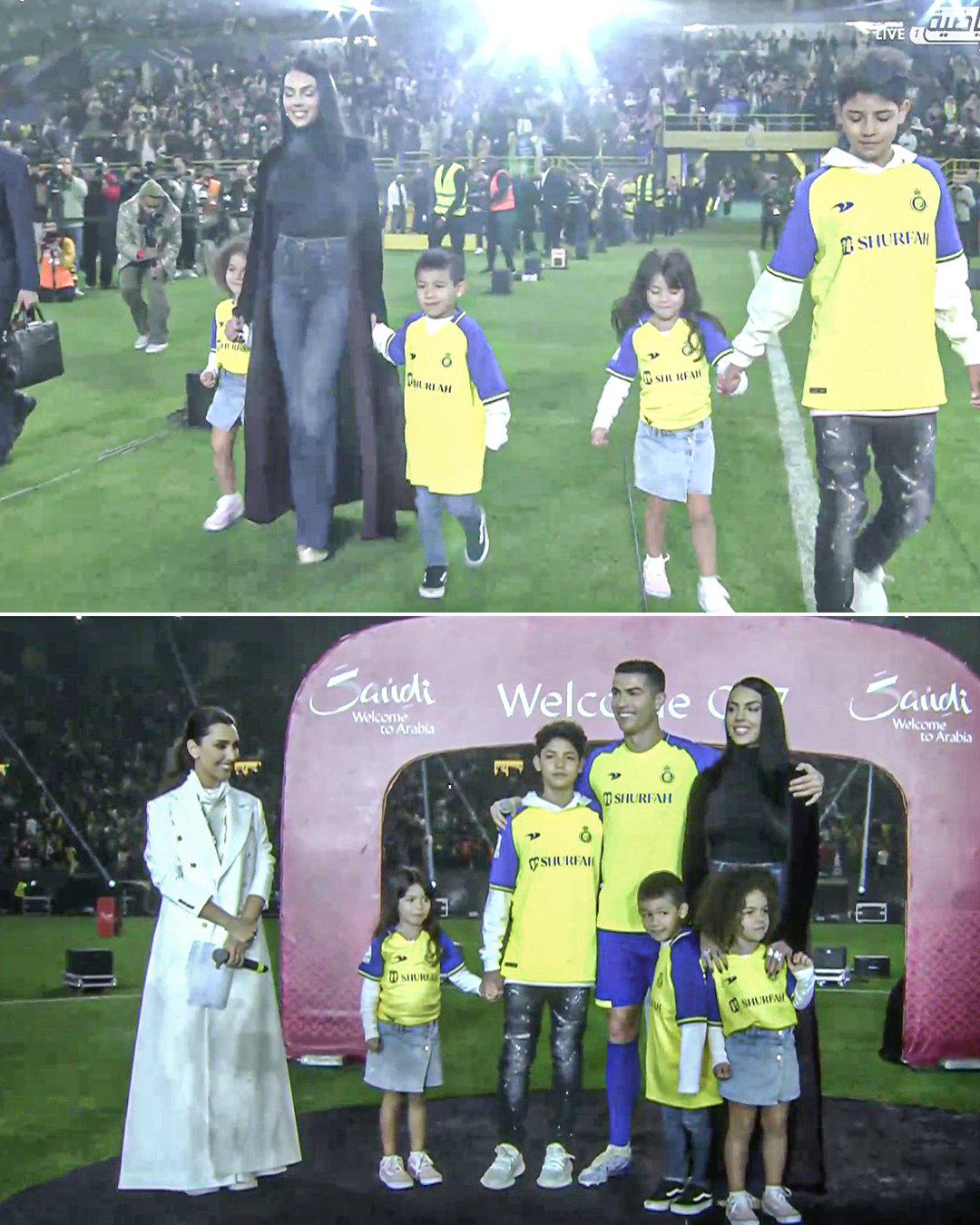 El tremendo error de Cristiano Ronaldo en su histórica presentación con el Al Nassr y la sencillez de Georgina Rodríguez