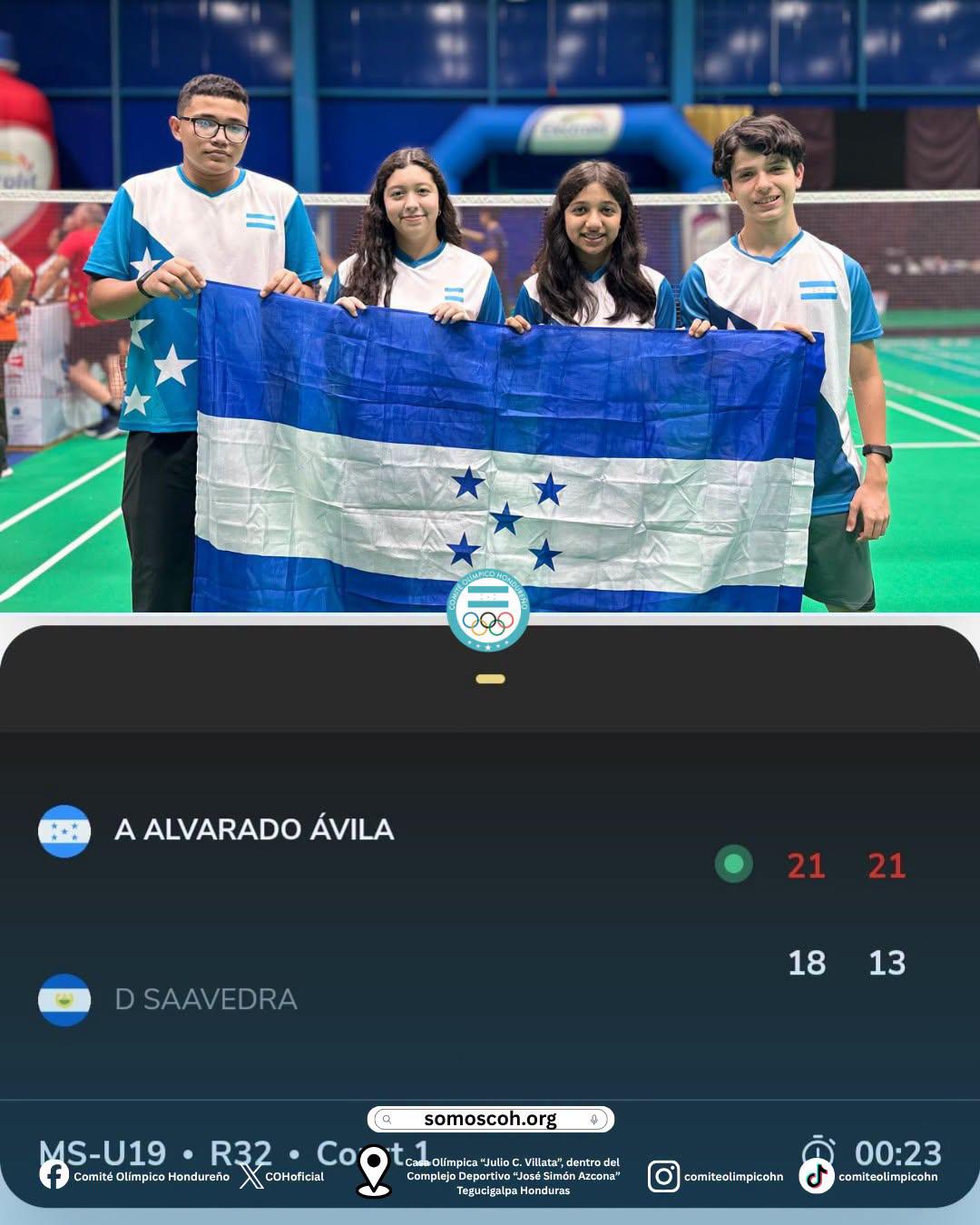 Alejandro Alvarado hizo historia para la bandera catracha.