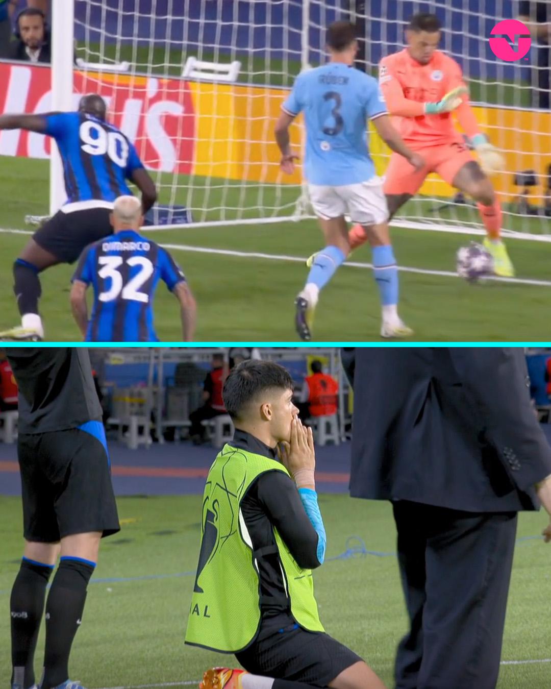 Manchester City campeón: El tremendo abrazo de Haaland y Pep; Lukaku junto a Lautaro destrozados tras perder la Champions