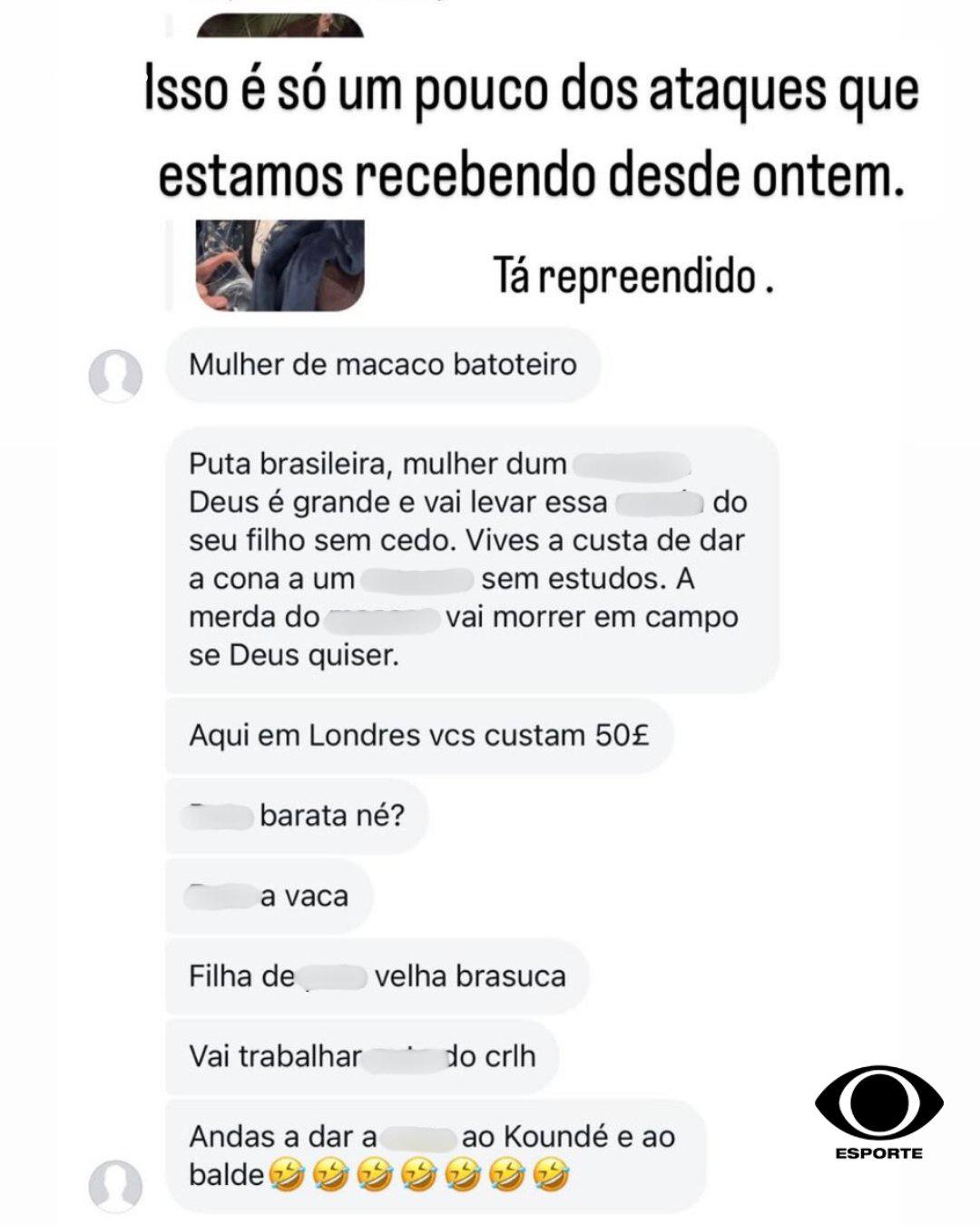 La esposa de Raphinha y los duros ataques tras la remontada del Barça: “Mono; tu hijo es de Koundé”