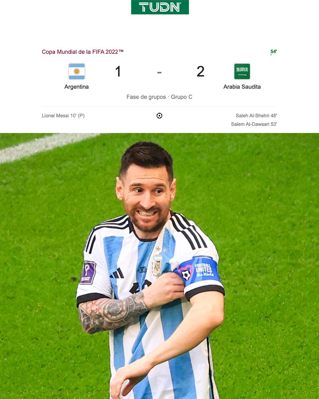 ¡Culpan al VAR! Los memes destrozan a Argentina por la dura derrota contra Arabia Saudita en Qatar 2022