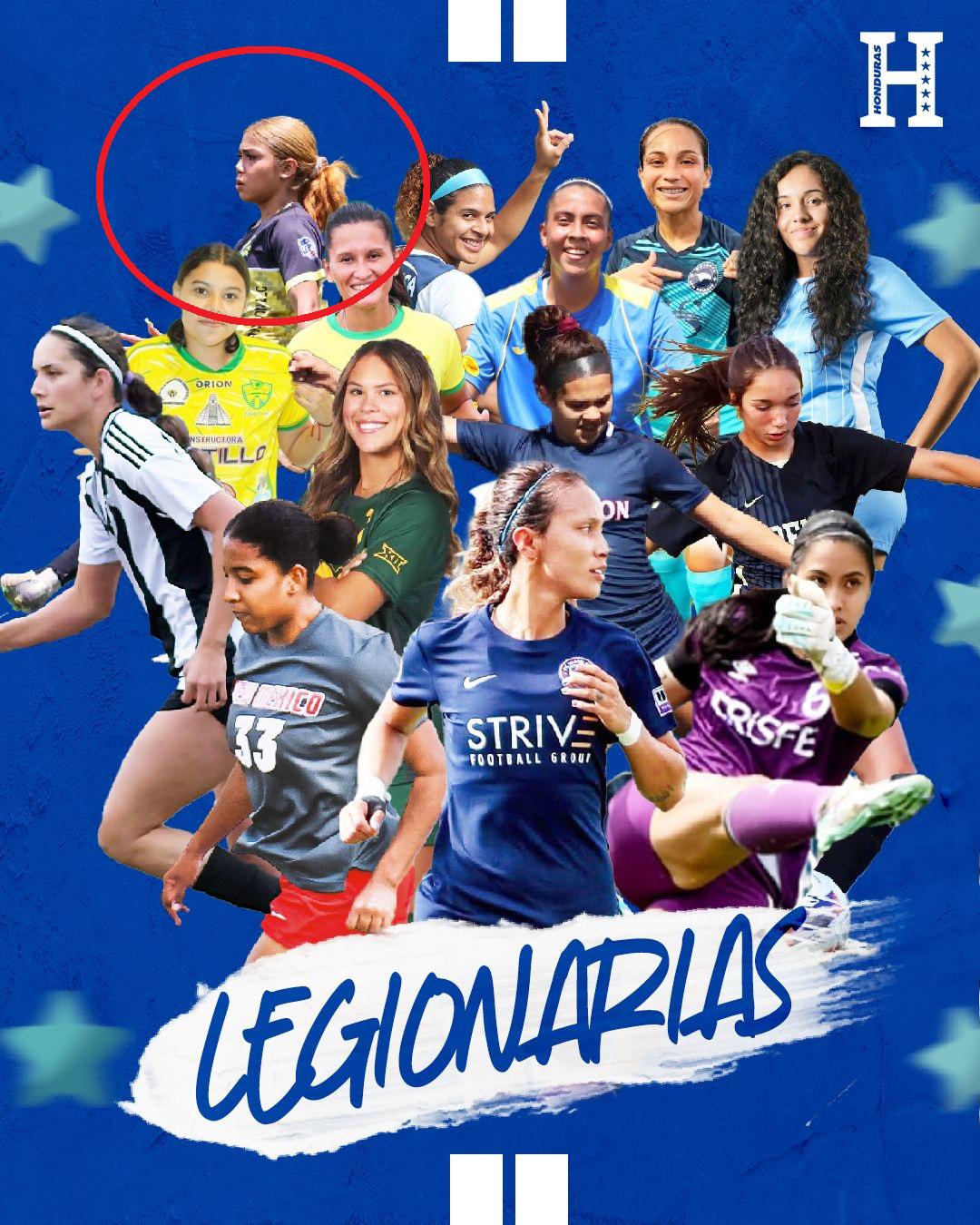 ¡Convocatoria histórica! Selección Femenina de Honduras se llena de legionarias para sus próximos juegos de Fecha FIFA