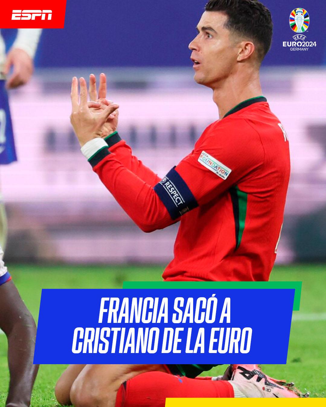 Cristiano Ronaldo se despide de la Eurocopa y así reacciona la prensa tras el Portugal-Francia: “Nada que demostrar a nadie”