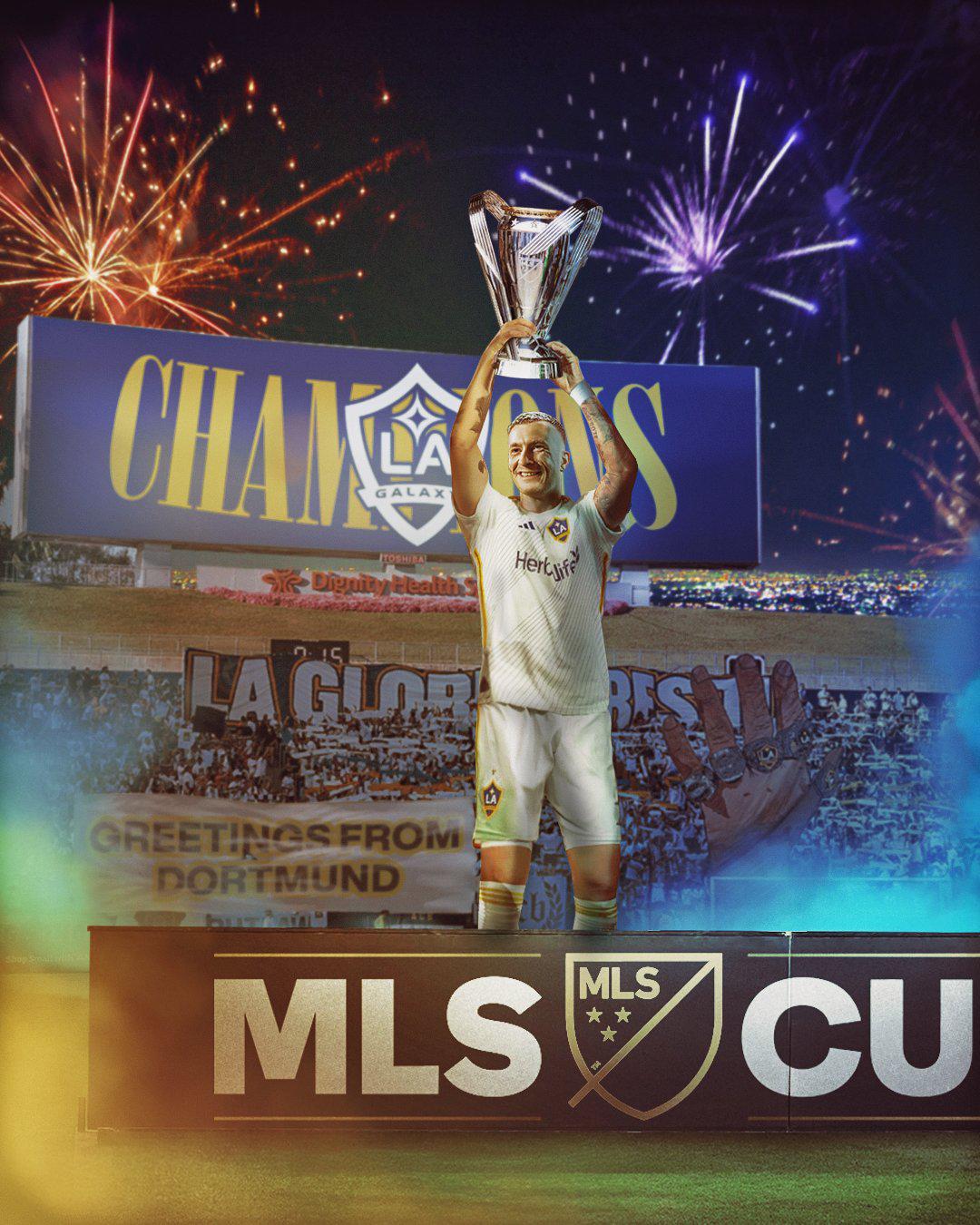 Marco Reus por fin rompe su maldición: ganó su primera liga con el Galaxy en la MLS y el festejo con Riqui Puig