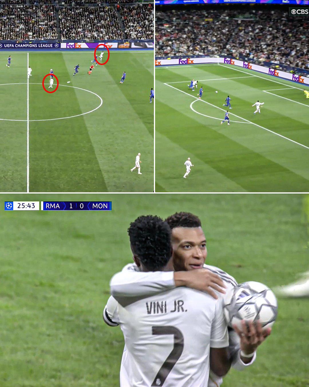 Jugador del Madrid devuelve burla a los hinchas, Vinicius silencia al Bernabéu y Real Madrid no tuvo piedad con Mónaco