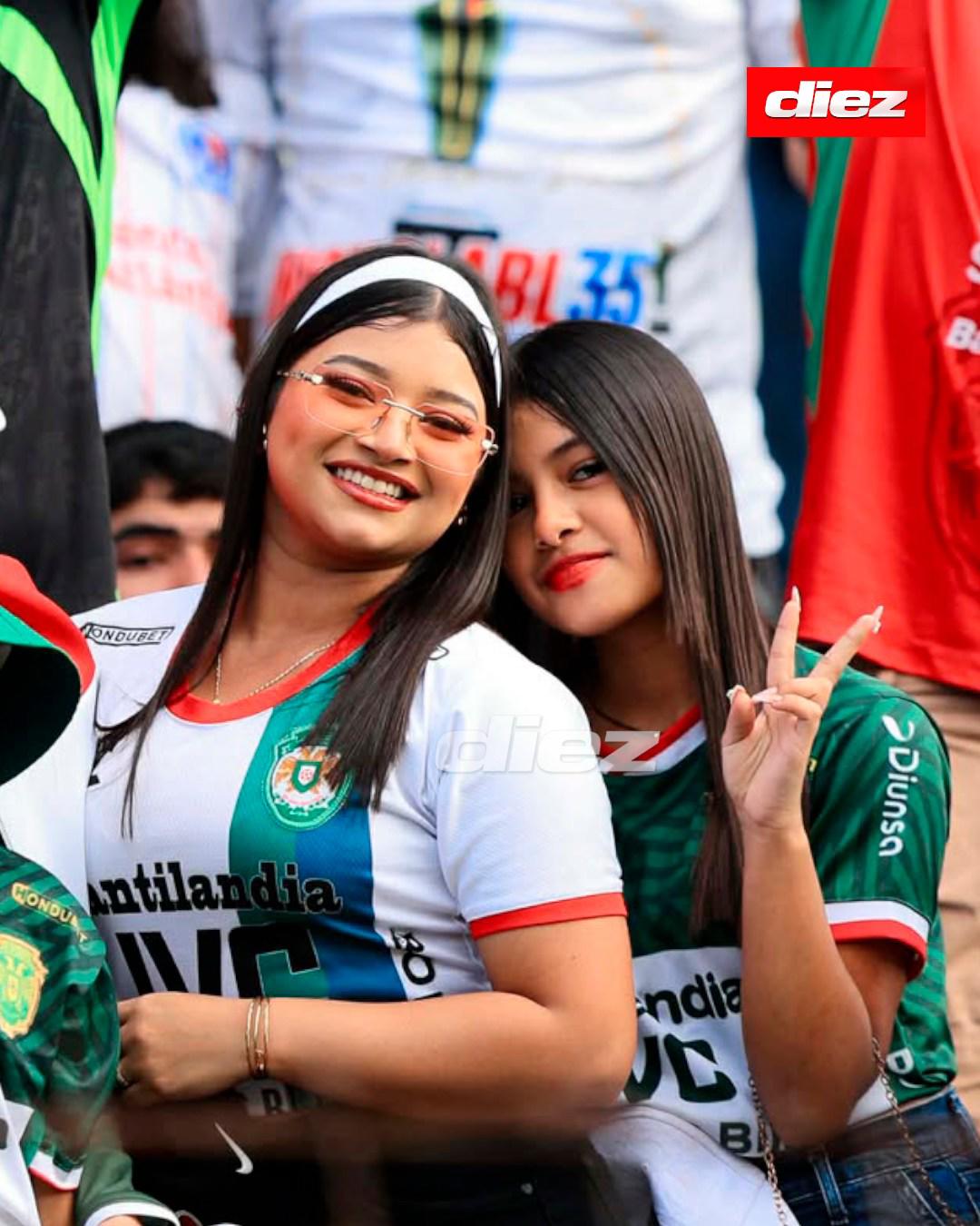 ¿Quién es? Identifican a hermosa aficionada de Marathón y visita especial para la gran final ante Olimpia