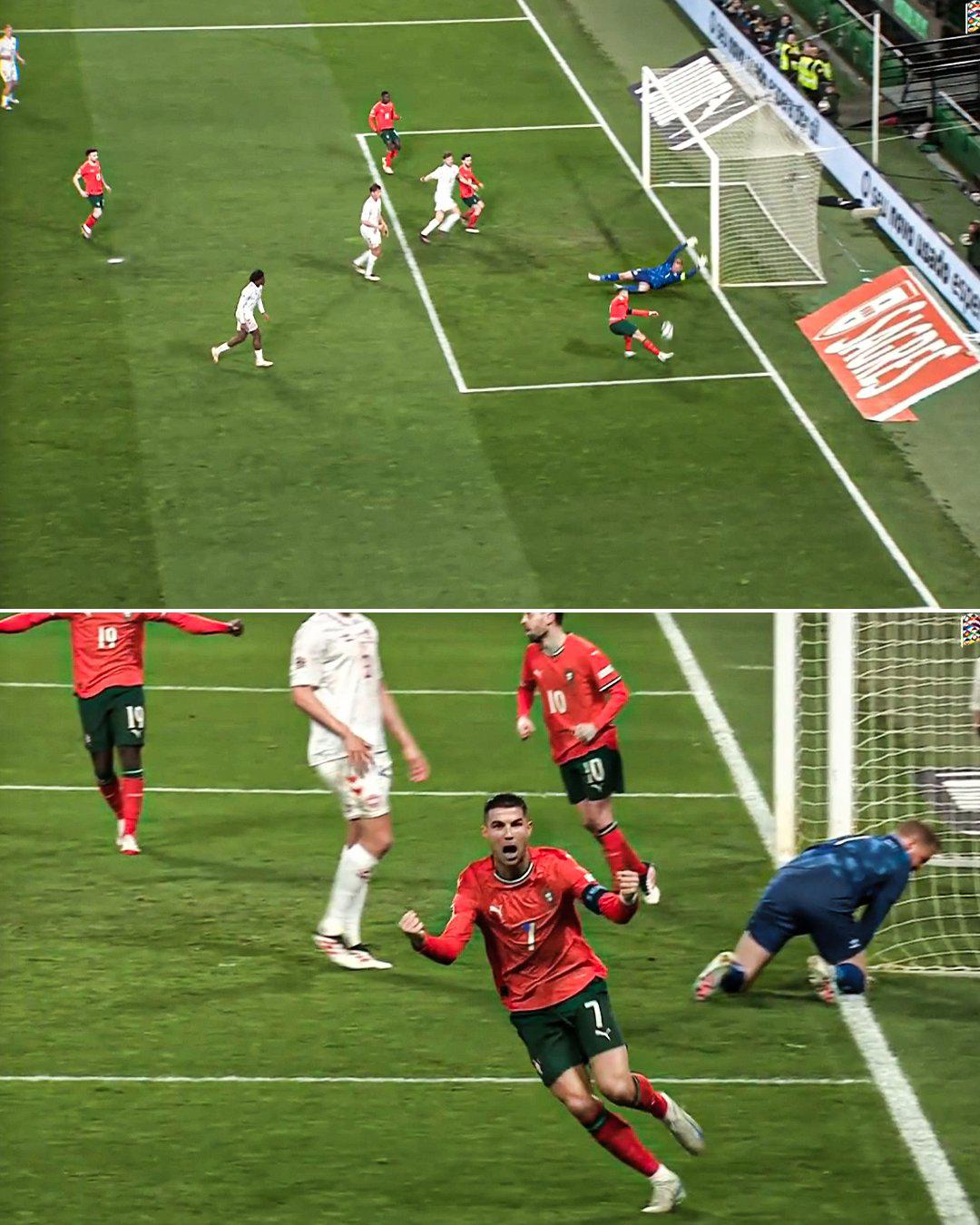 El gol 929 de Cristiano Ronaldo en su carrera profesional.