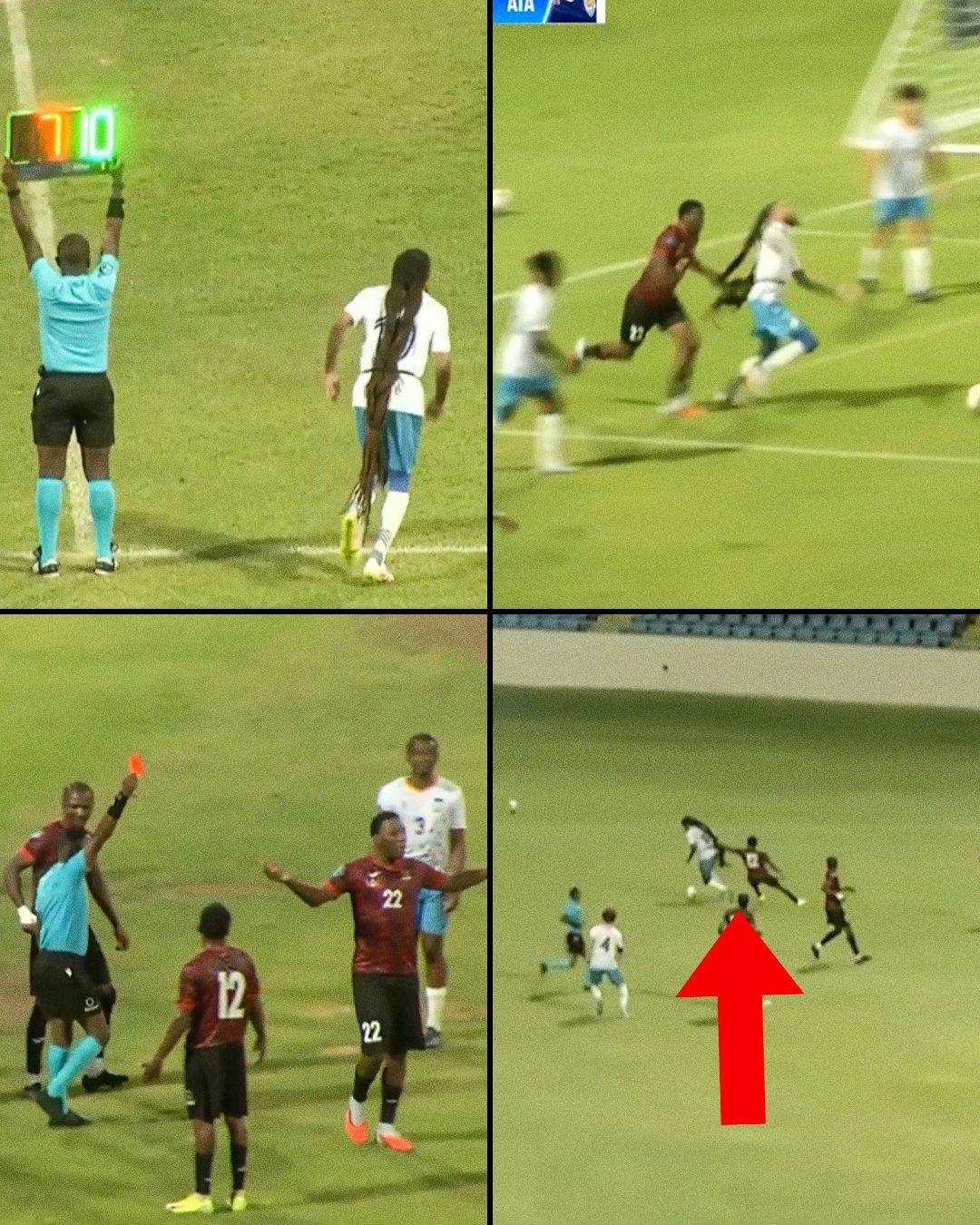 Concacaf: las insólitas rojas que provocó jugador de 1.5 metros por sus trenzas