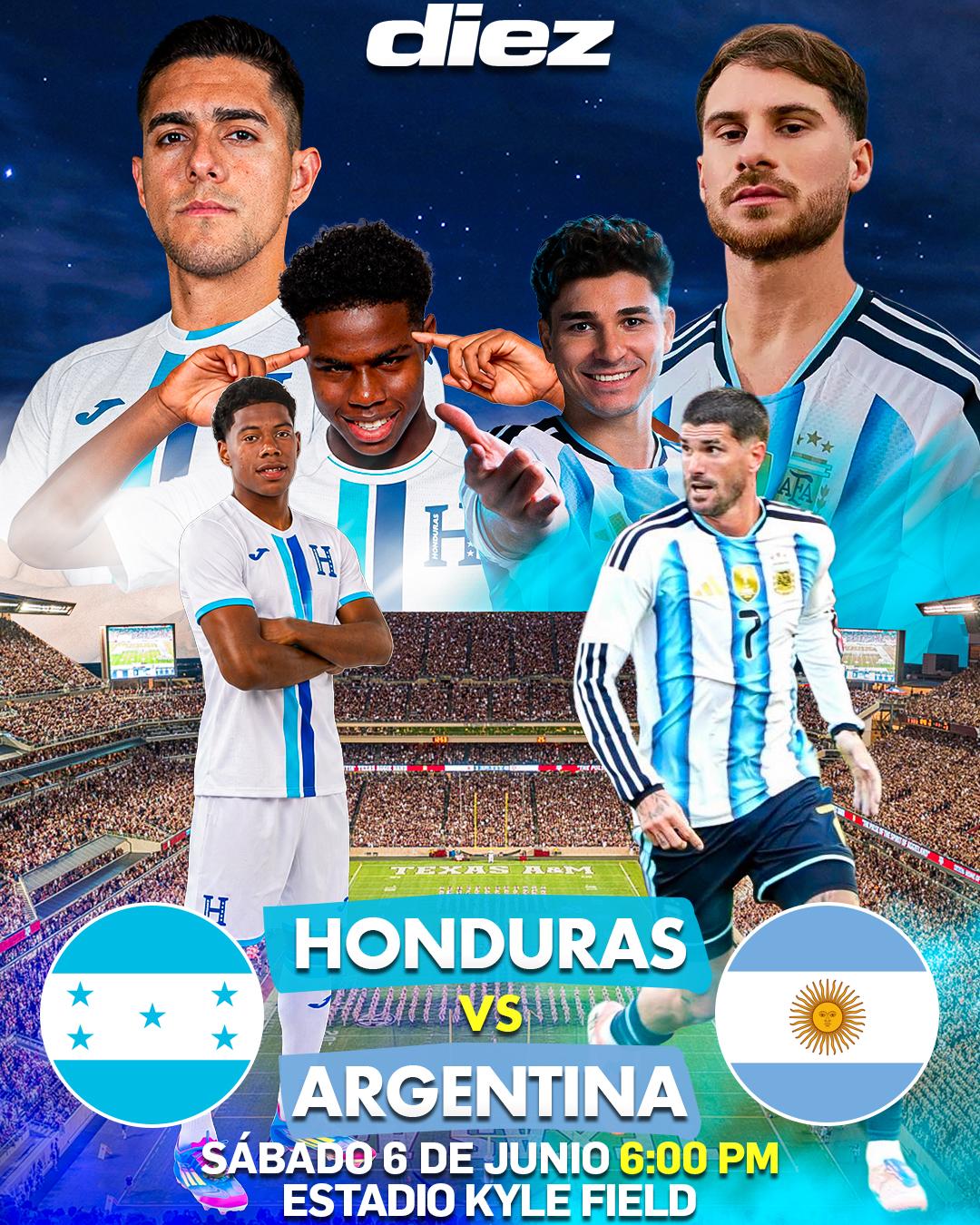 Honduras vs Argentina: amistoso de alto impacto contra la Campeona del Mundo