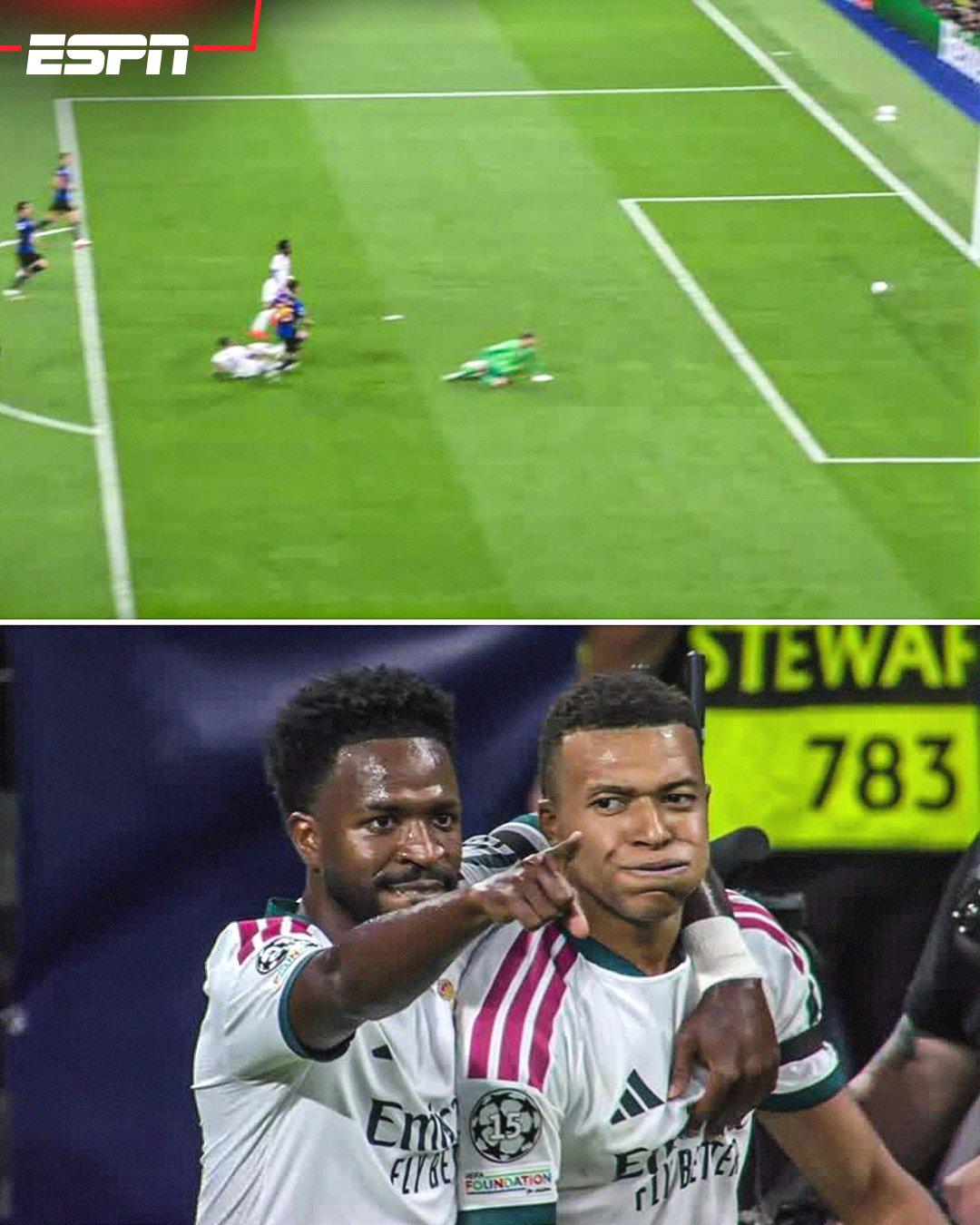 El castigo que sufrió Real Madrid por Vinicius, récord de Mbappé y la bronca de Lautaro