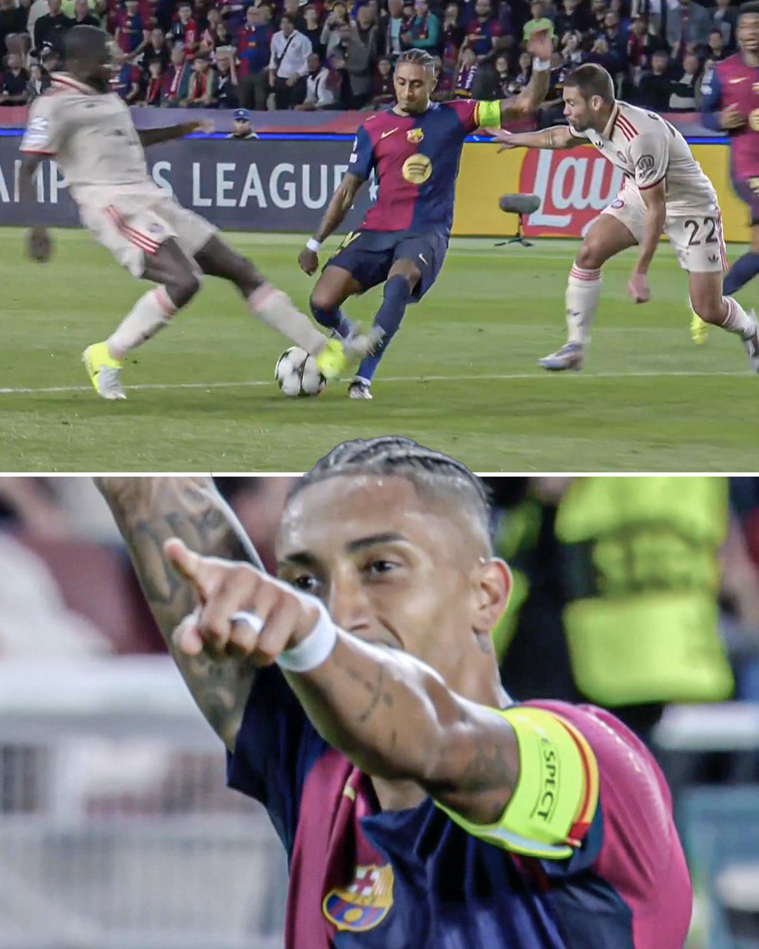 Gesto con Raphinha tras hattrick, Muller humillado y la prohibición a la moda de Koundé en la goleada Barcelona