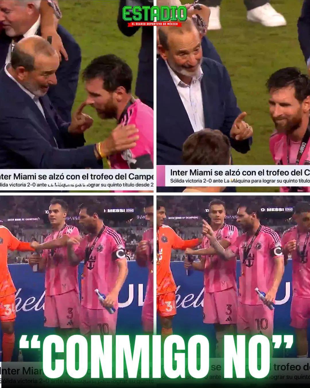 Conmigo no: el fuerte cruce de Messi que puede ser castigado en la MLS tras ganar la Leagues Cup