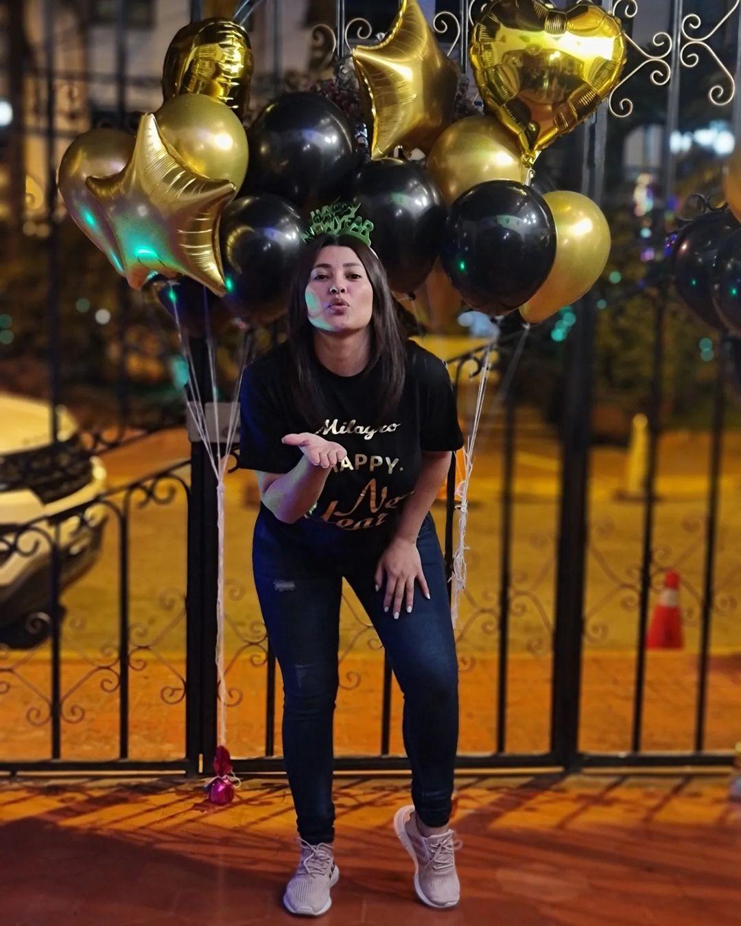 ¡Belleza, fiesta y carnaval! Las imágenes de como celebraron las famosas de Honduras la llegada del 2022