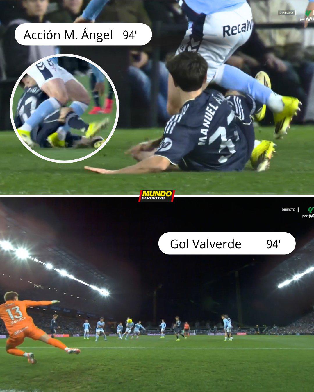 ¿Robo al Celta? La roja y el penal que reclamó el Real Madrid; aclarada la polémica en el gol del triunfo al 95'