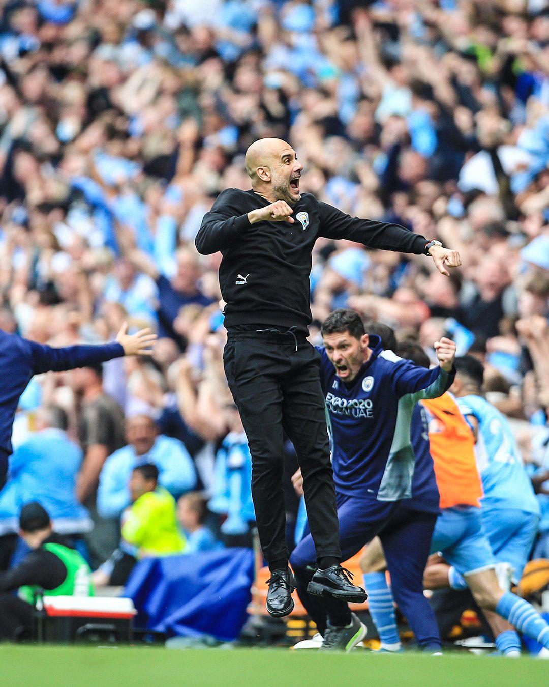 Así se festeja una Premier League: Guardiola llora y la tremenda locura en el City tras conseguir el título