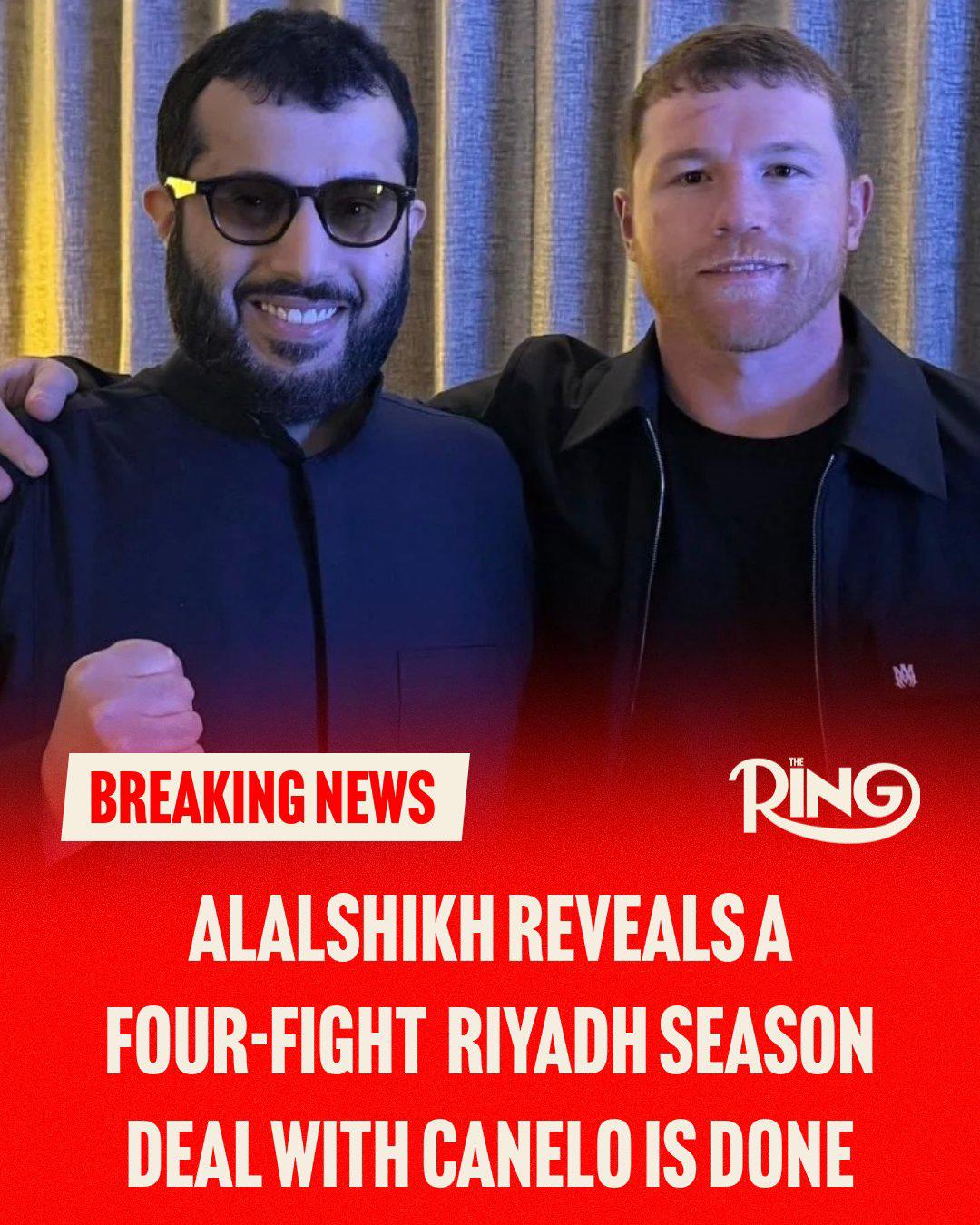 Canelo Álvarez firma contrato histórico y también se muda a Arabia Saudita: “El trato está hecho”