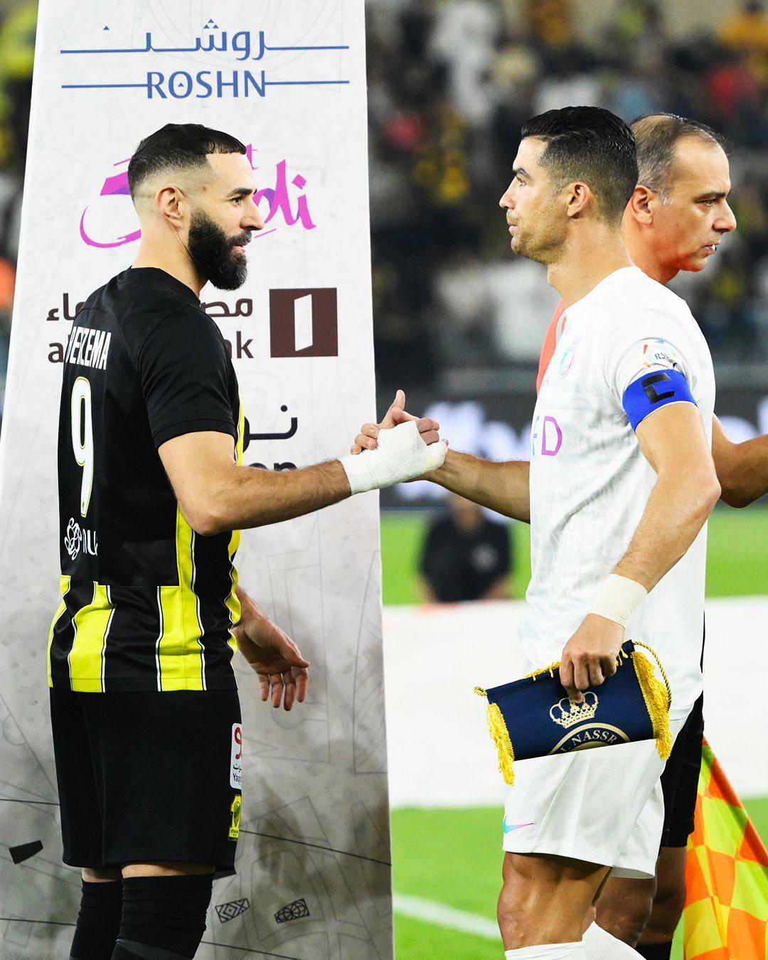 Show en la liga de Arabia: el reencuentro de Cristiano Ronaldo con Benzema y los goles del portugués