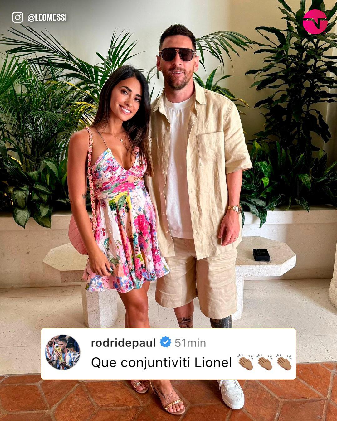 Messi recibió visita especial, gesto de Leo y la broma de De Paul en la semana larga de Inter Miami: “Que conjuntiviti”