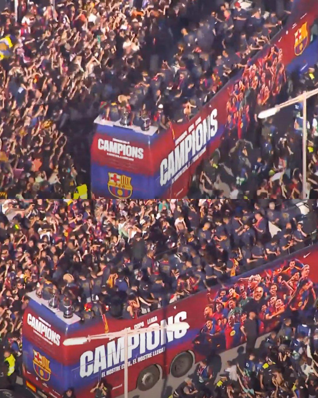 Barcelona carga contra Vinicius en su festejo de La Liga, nuevo Grealish y el gran ausente en la fiesta ¿Dedicado al Real Madrid?