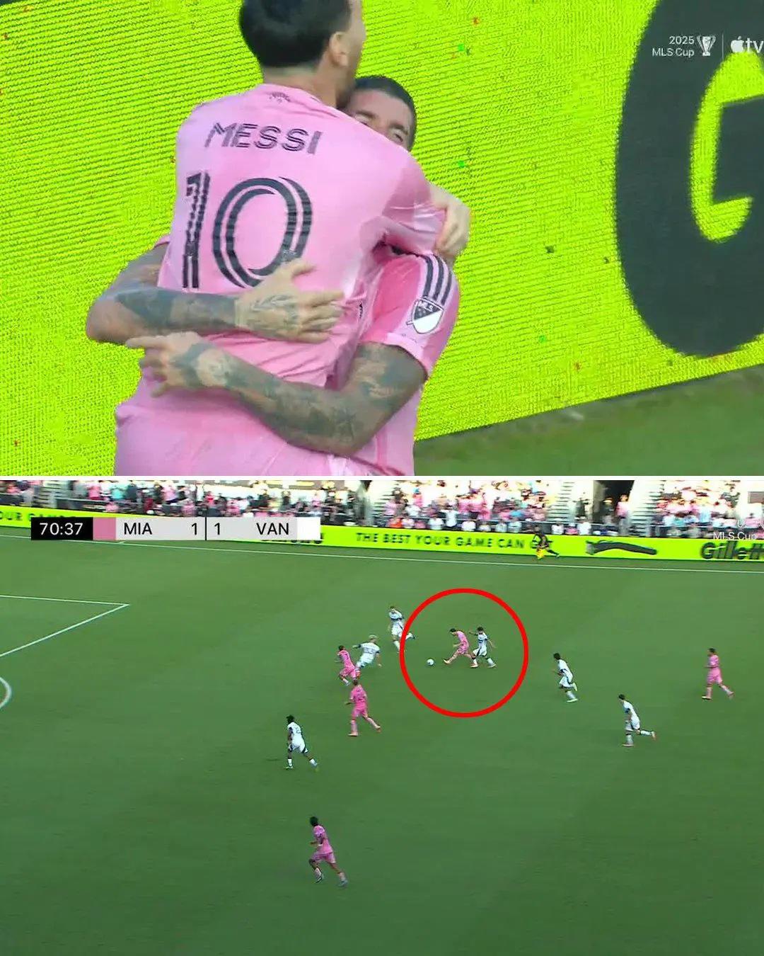 La despedida que les dio Messi a Jordi Alba y Busquets, el cruce que hubo con Müller y David Ruíz hace historia