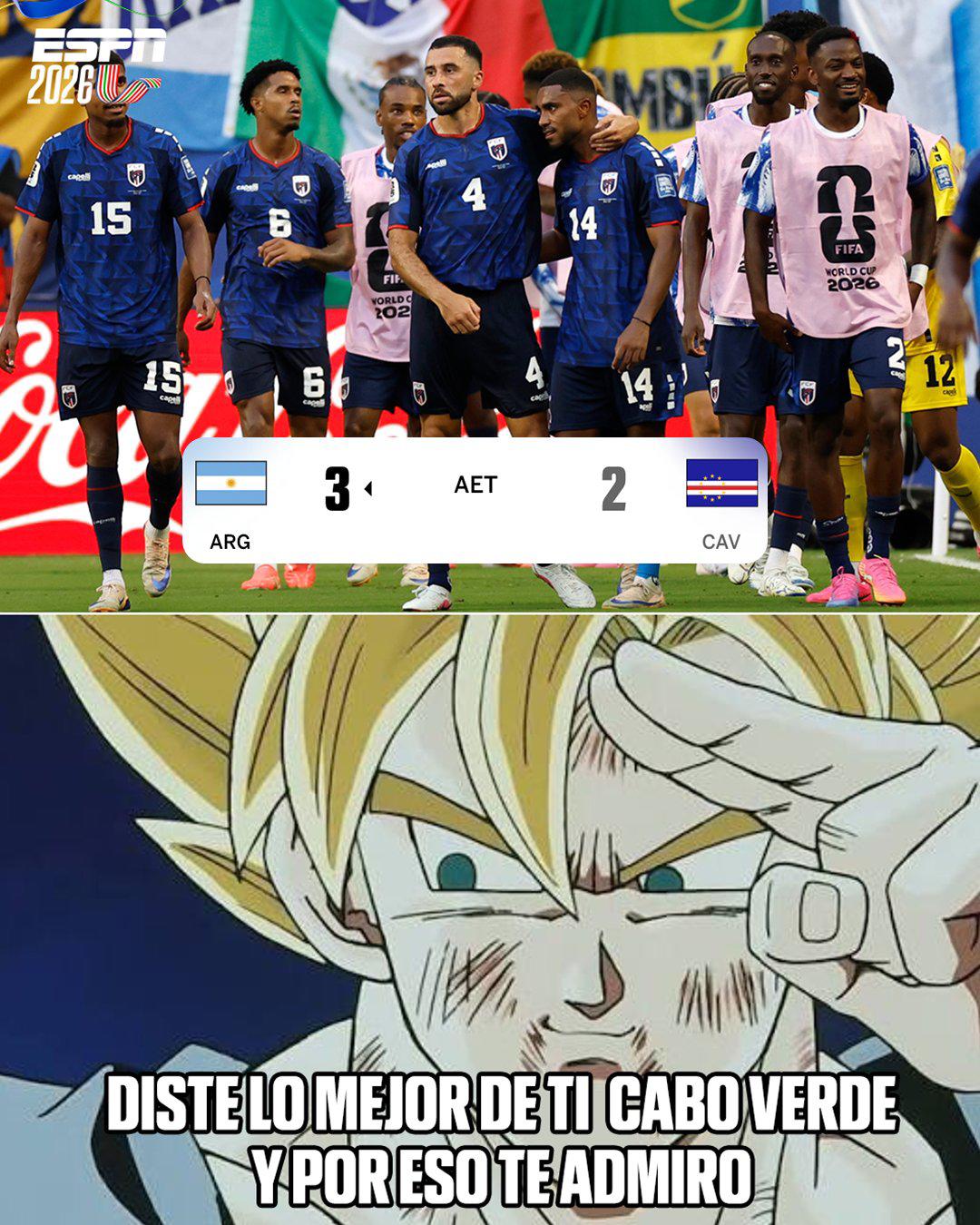 Los memes honran a Cabo Verde luego de partir de la Copa del Mundo