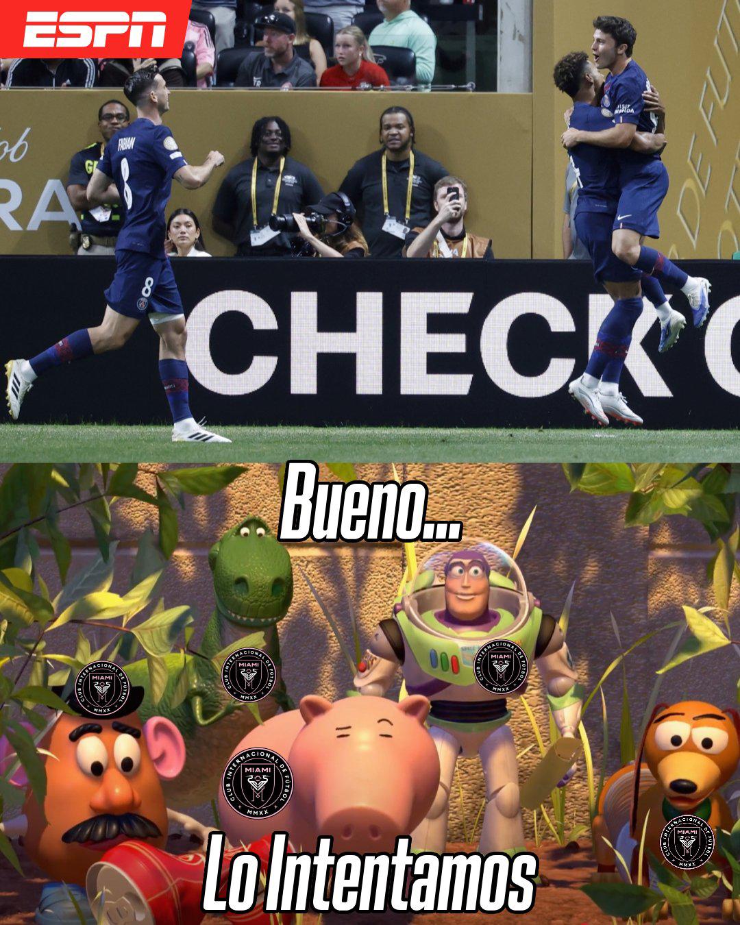 Memes destrozan a Messi por la paliza del PSG sobre Inter Miami en el Mundial de Clubes