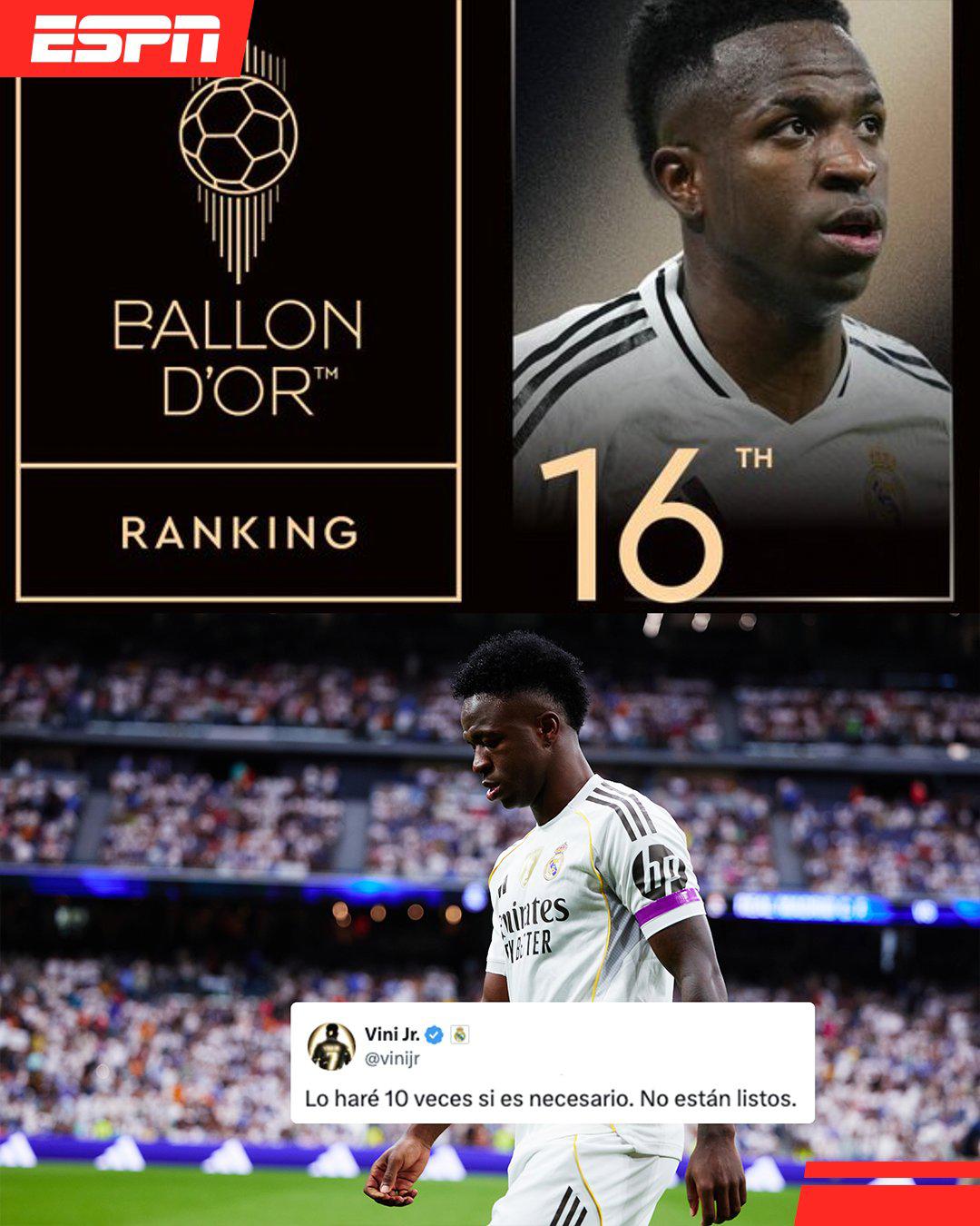 Vinicius recibe la peor burla tras el Balón de Oro de Dembélé y la increíble razón por la que piensa irse del Real Madrid