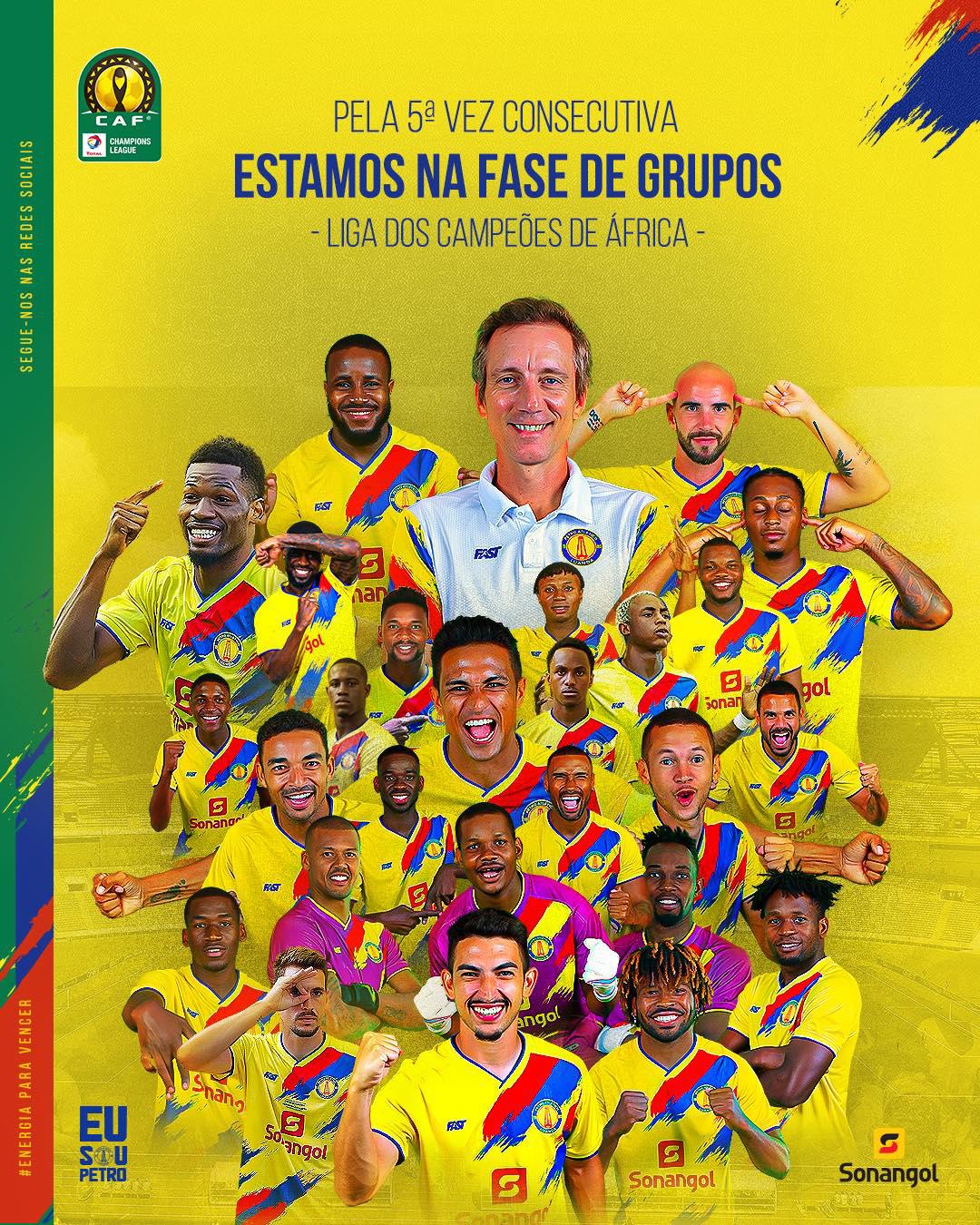 El volante hondureño encabeza el diseño que compartió el Petro tras clasificar a la fase de grupos de la Champions League Africana.