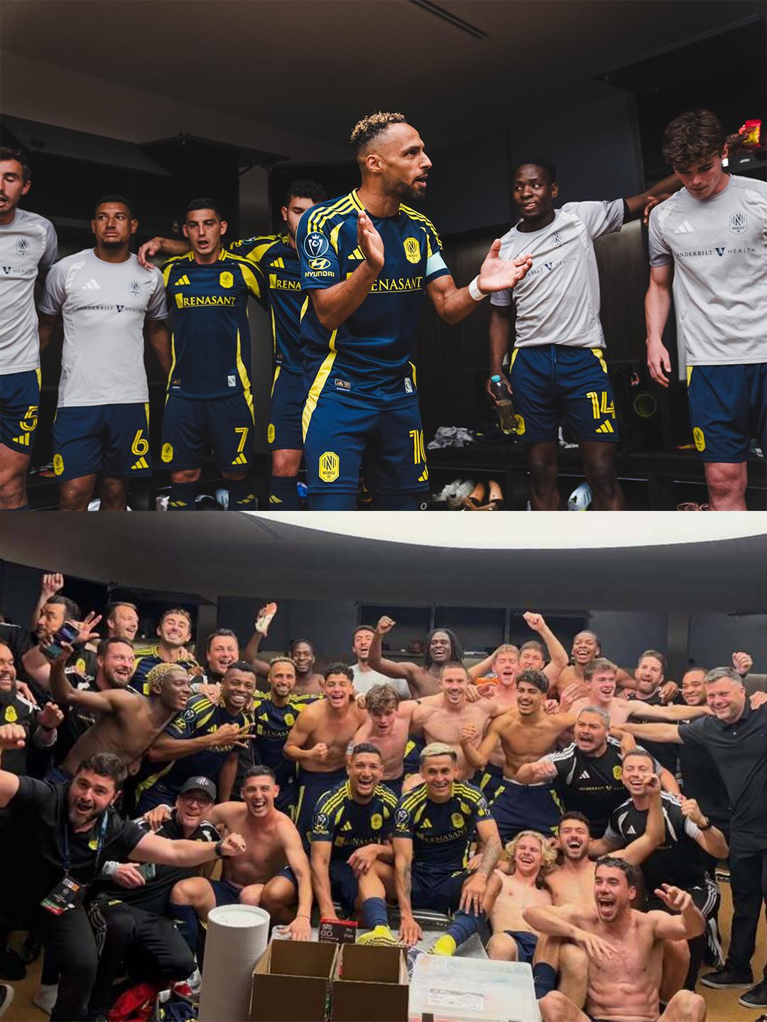 Nashville sigue festejando la eliminación del América: Hondureños destacan en las imágenes del club de la MLS