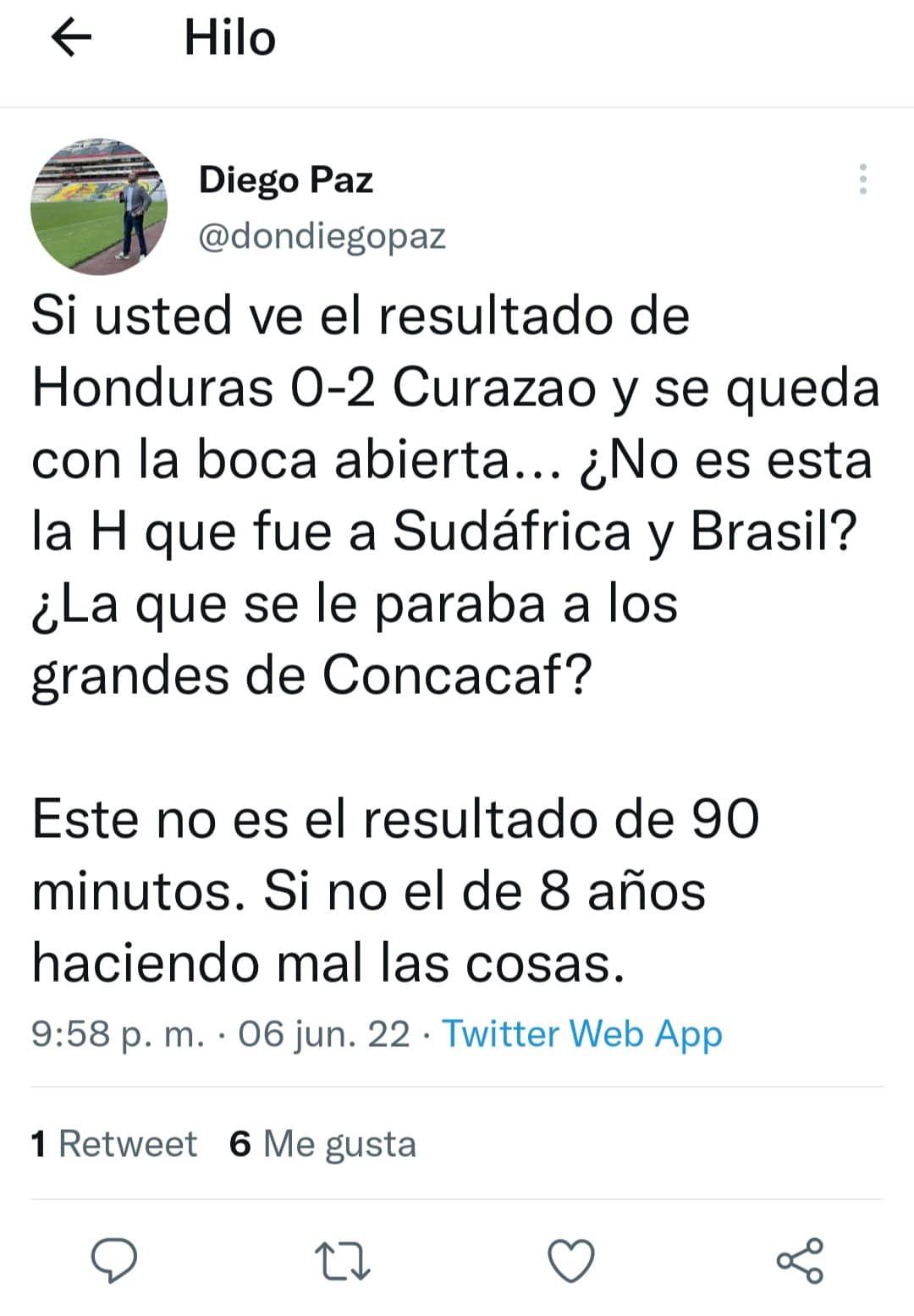 Periodistas estallan tras la humillante derrota de Honduras ante Curazao: “Indignación”, “dan pena” e “incapaces”