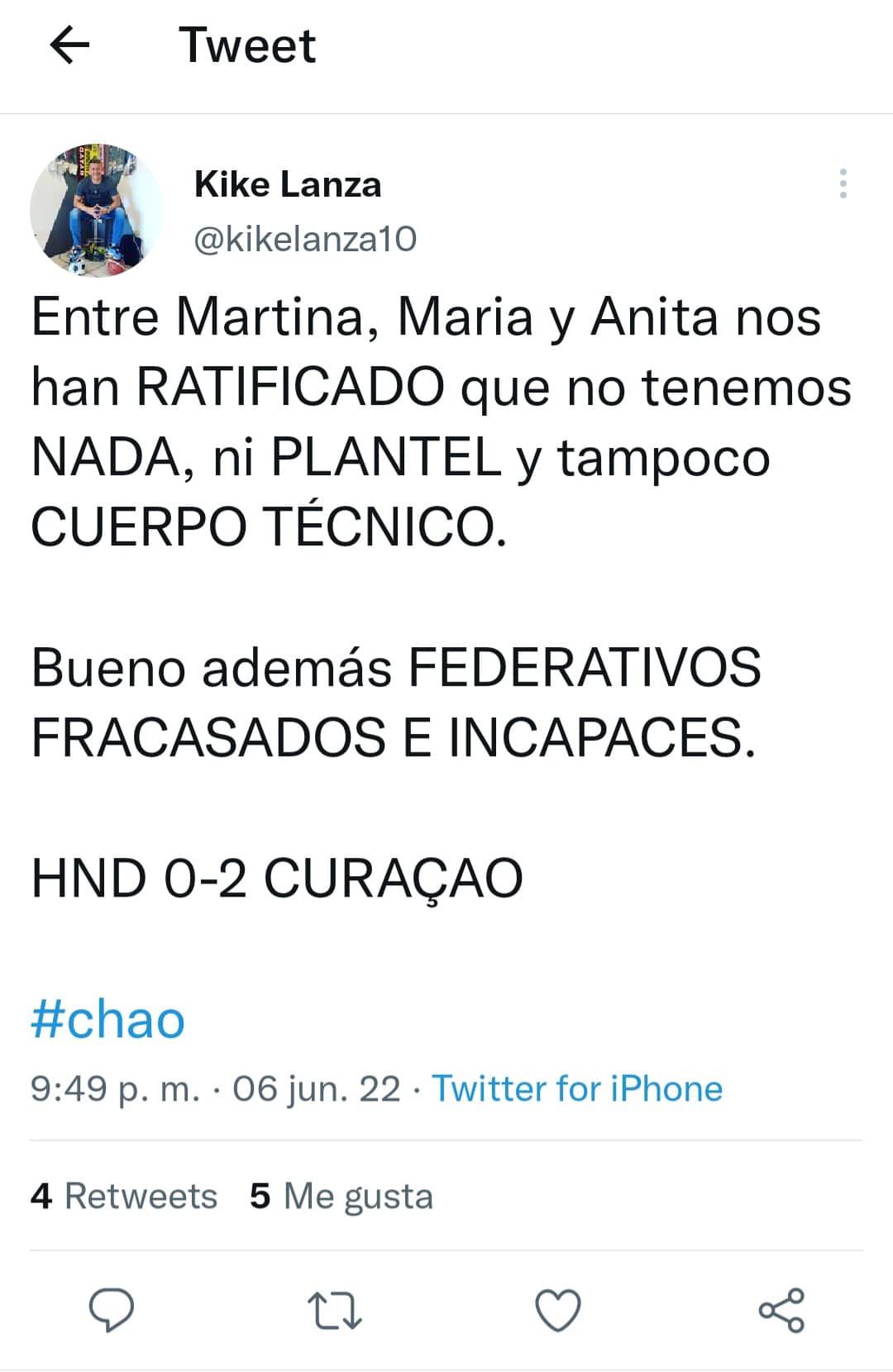 Periodistas estallan tras la humillante derrota de Honduras ante Curazao: “Indignación”, “dan pena” e “incapaces”