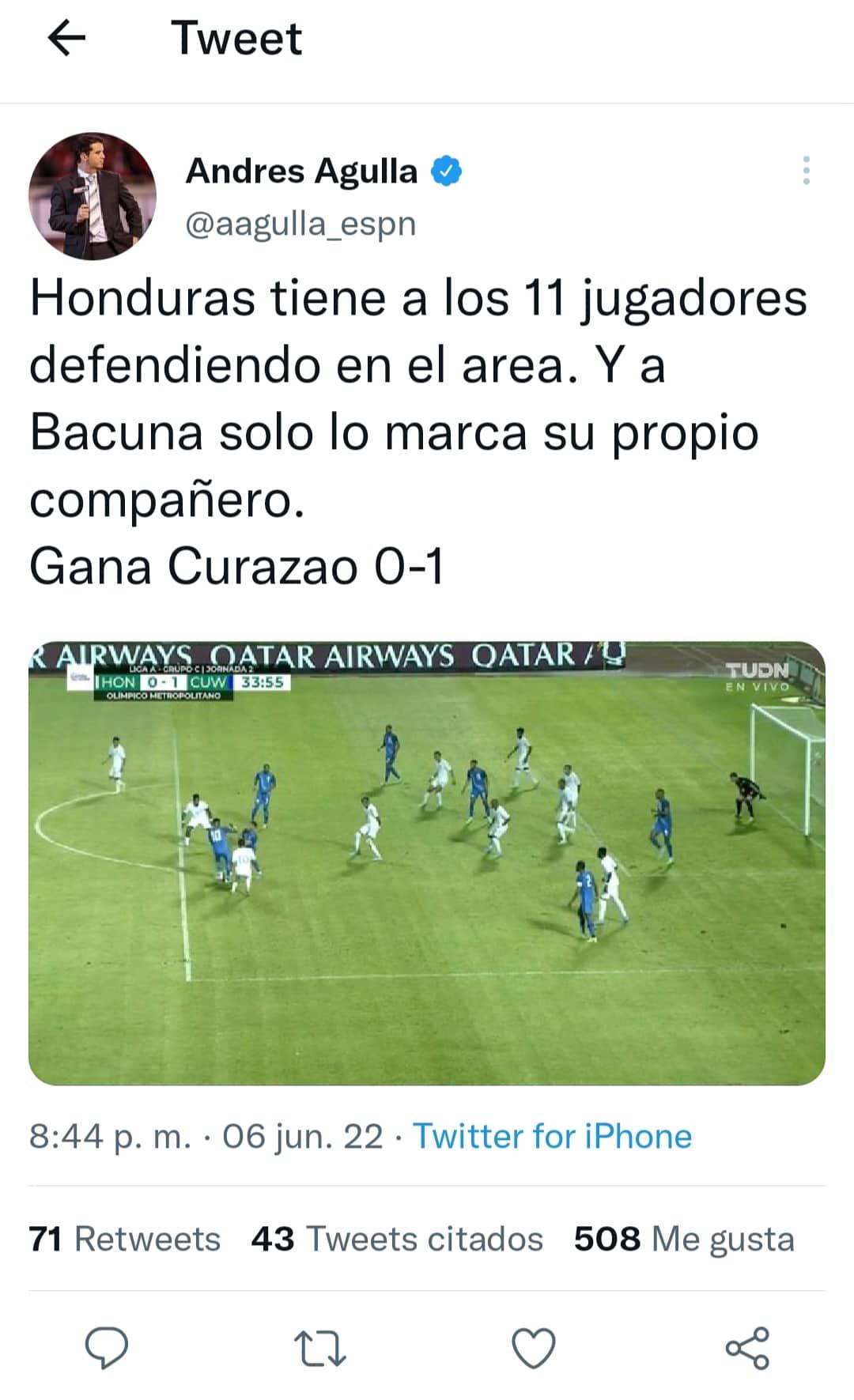 Periodistas estallan tras la humillante derrota de Honduras ante Curazao: “Indignación”, “dan pena” e “incapaces”