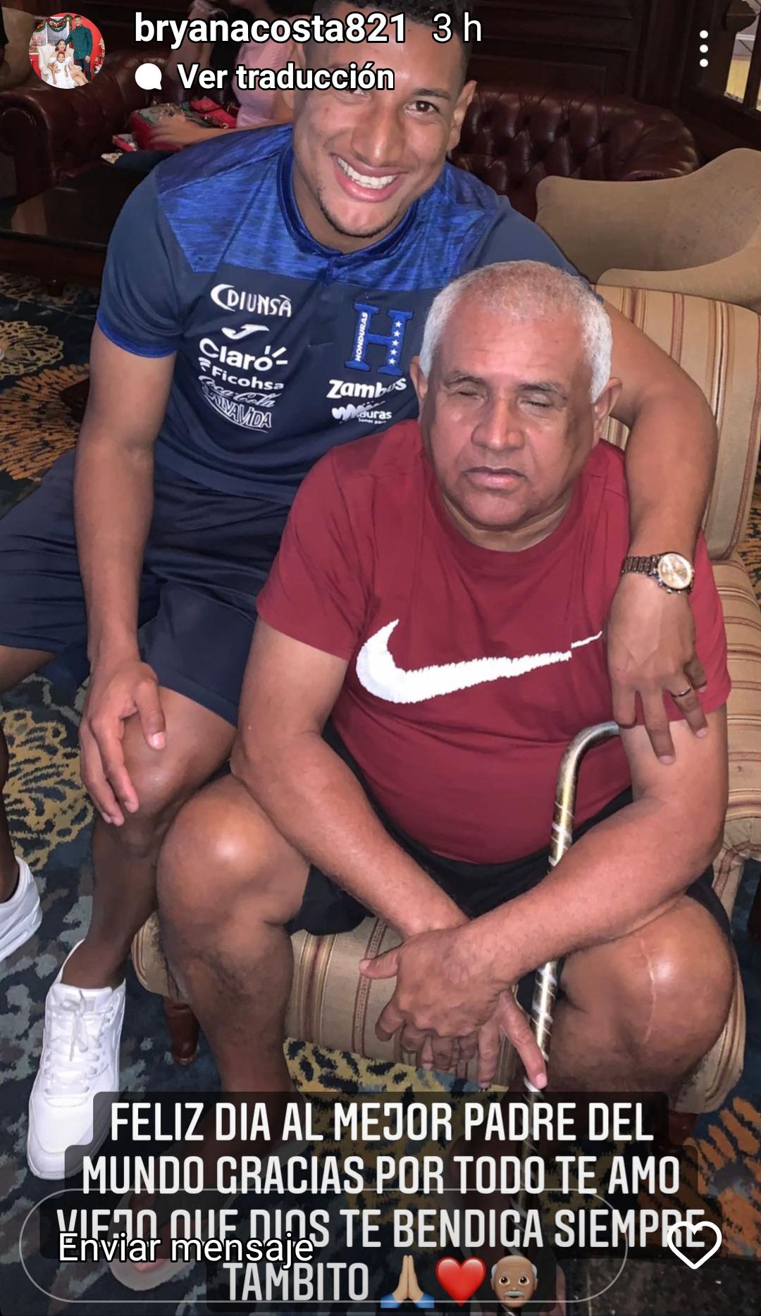 ¡Mensajes, fotos tiernas y sorpresas! Así festejan el Día del Padre los futbolistas en Honduras