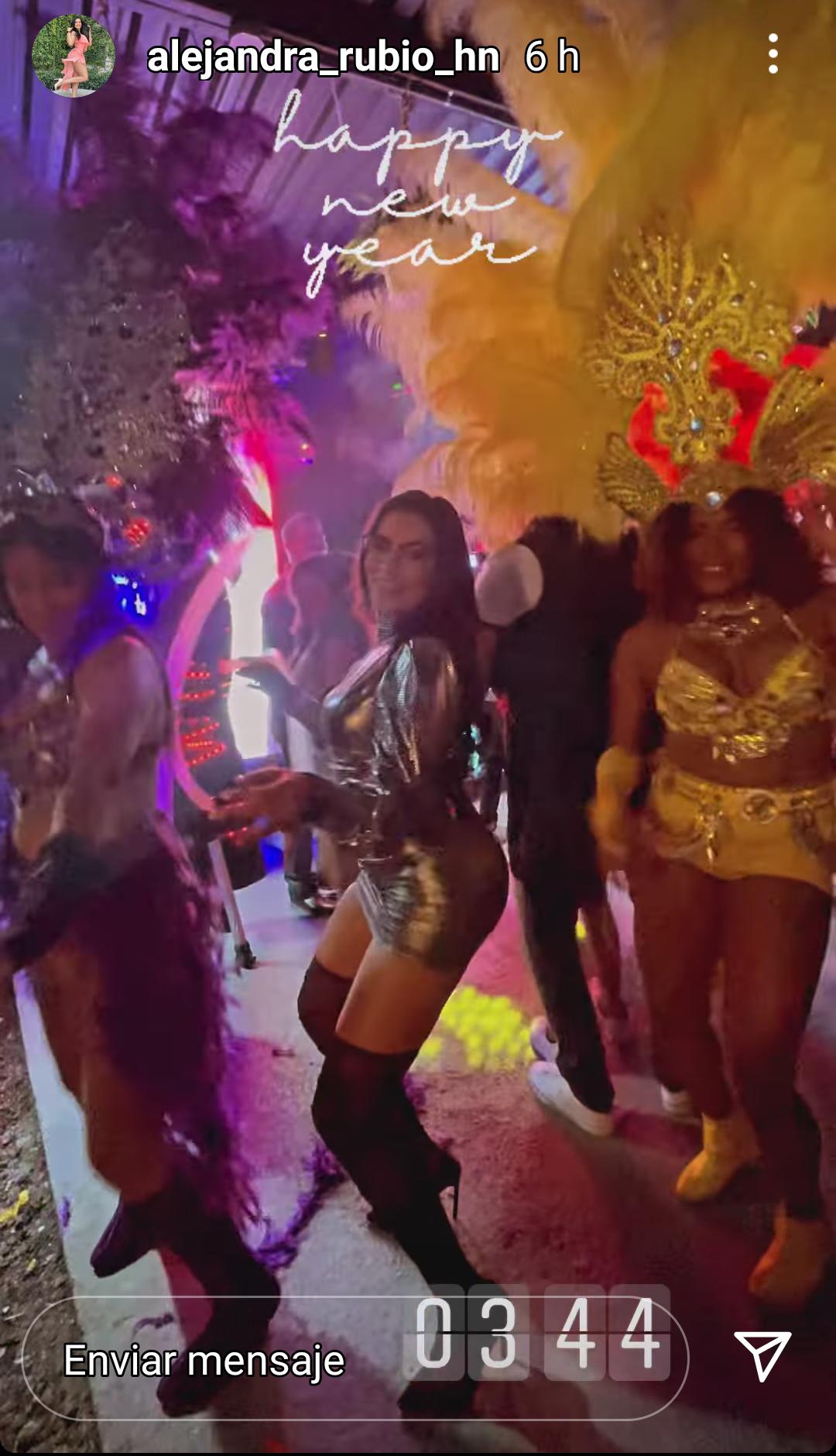 ¡Belleza, fiesta y carnaval! Las imágenes de como celebraron las famosas de Honduras la llegada del 2022