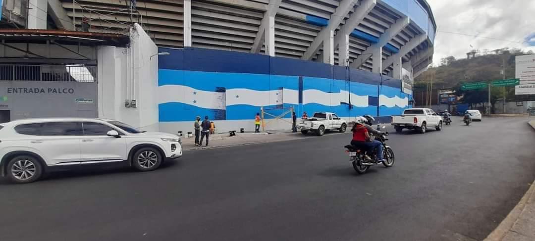 Maquillado y sin sillas: Así luce el estadio Nacional de Tegucigalpa previo a la toma de posesión de Xiomara Castro