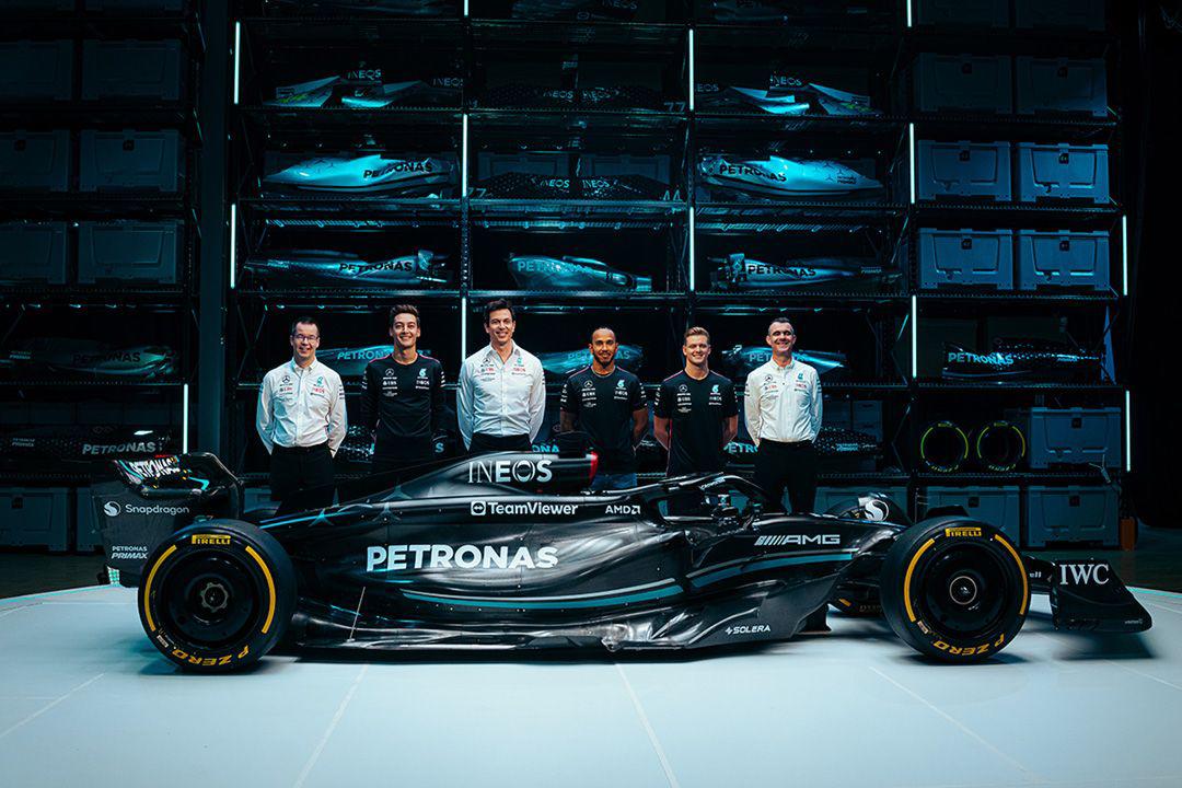 Así es el W14, nuevo monoplaza de Lewis Hamilton para la temporada 2023 de Fórmula Uno