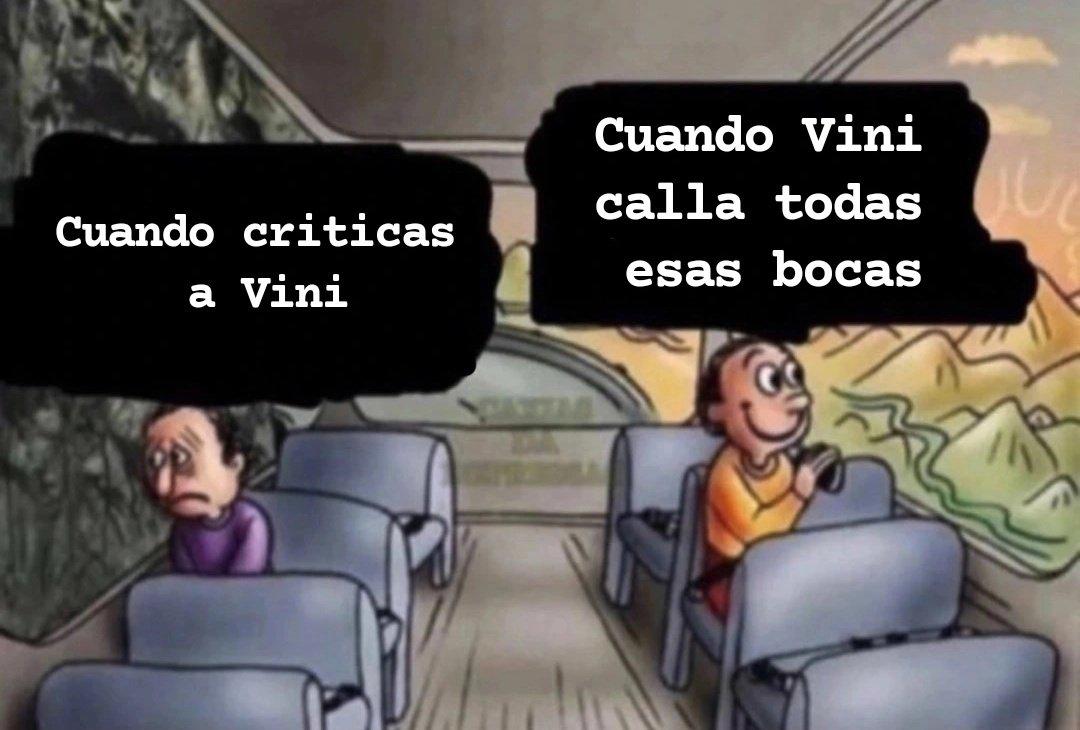 Vinicius brilla en el Real Madrid-Sevilla y los memes destrozan a Cristóbal Soria y al Barcelona